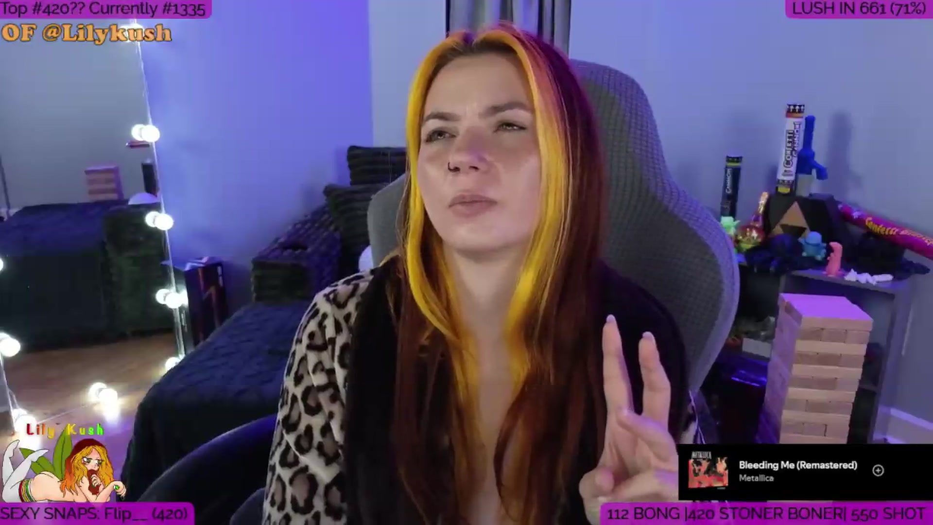 Gallery image thumbnail from LilyKush's myfreecams stream on, 06/15/2026, 05:47 image 20 of 20