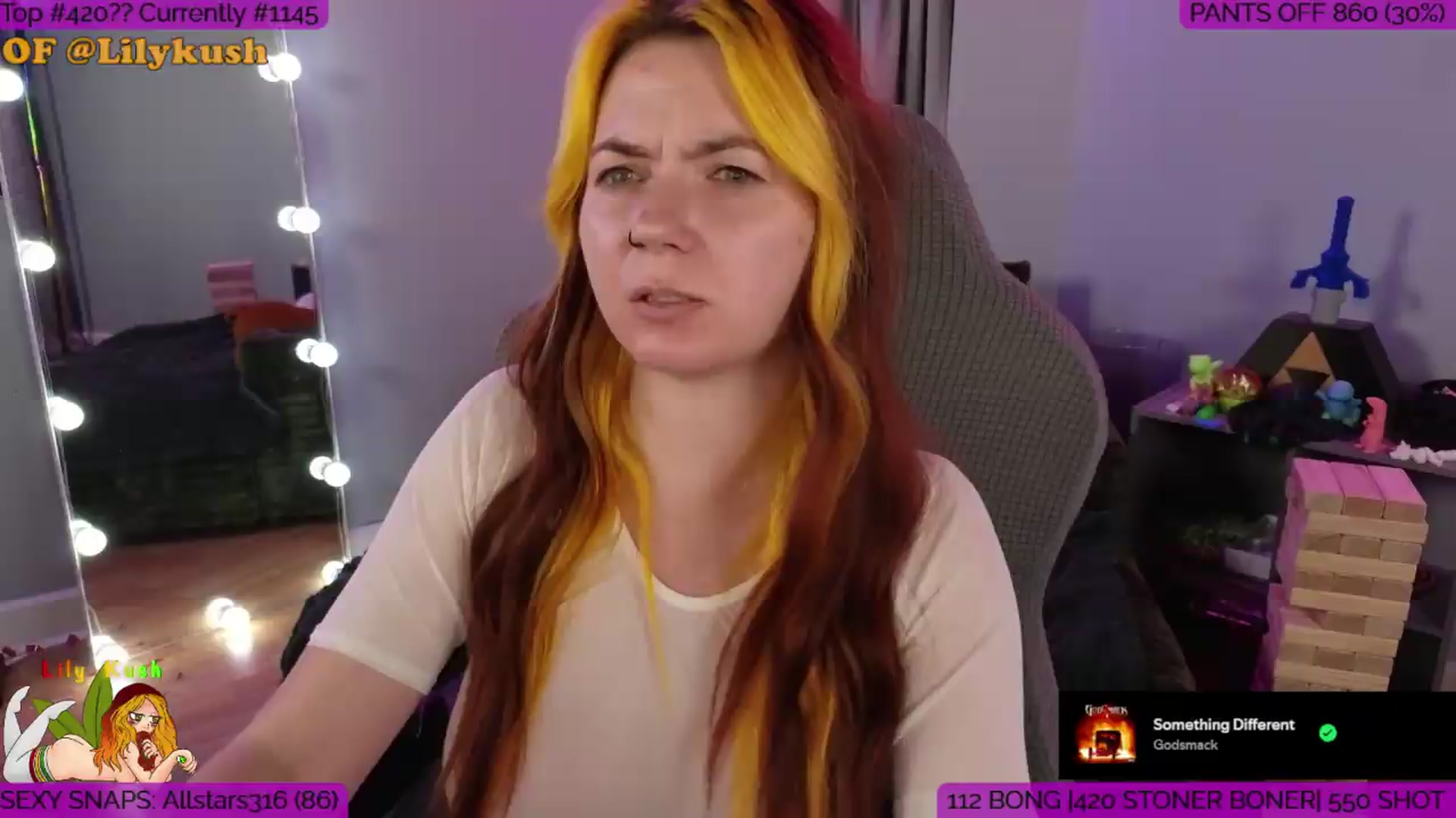 Gallery image thumbnail from LilyKush's myfreecams stream on, 06/22/2026, 05:01 image 7 of 20