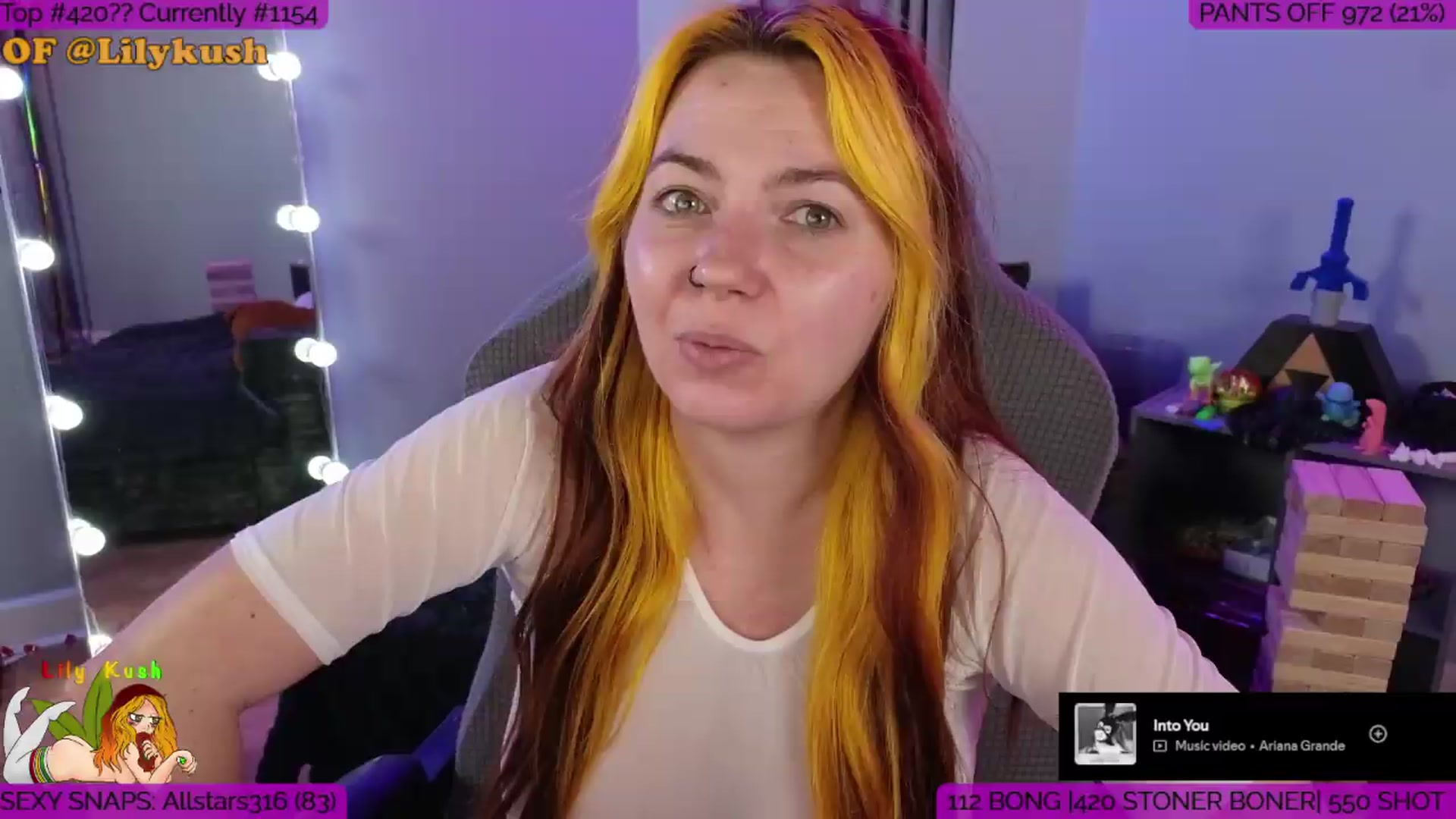 Gallery image thumbnail from LilyKush's myfreecams stream on, 06/22/2026, 05:01 image 5 of 20