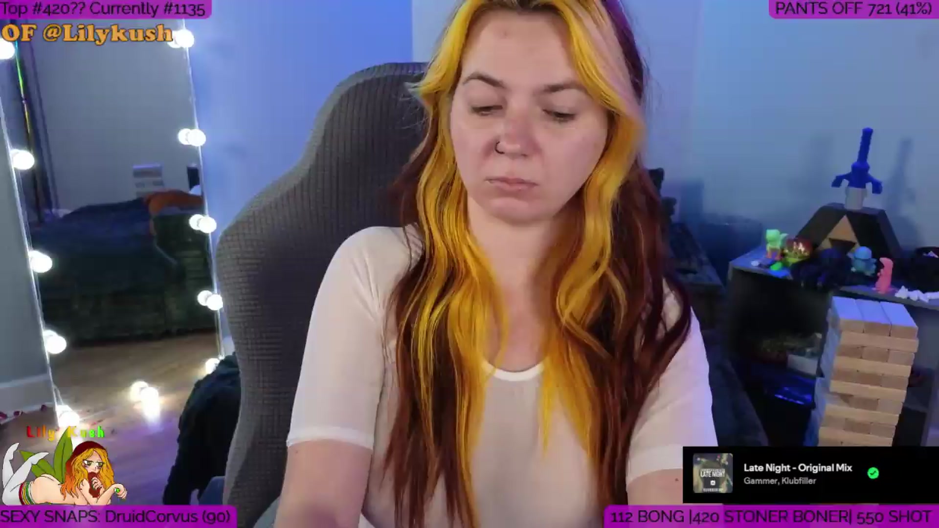 Gallery image thumbnail from LilyKush's myfreecams stream on, 06/22/2026, 05:01 image 14 of 20
