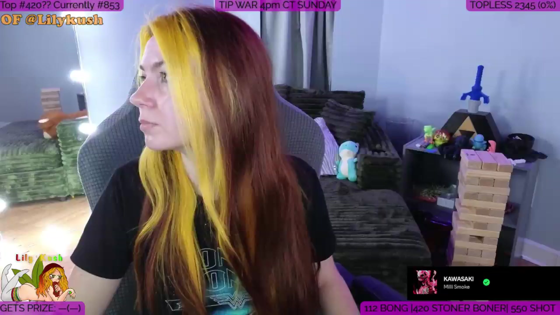 Gallery image thumbnail from LilyKush's myfreecams stream on, 06/27/2026, 17:28 image 7 of 20