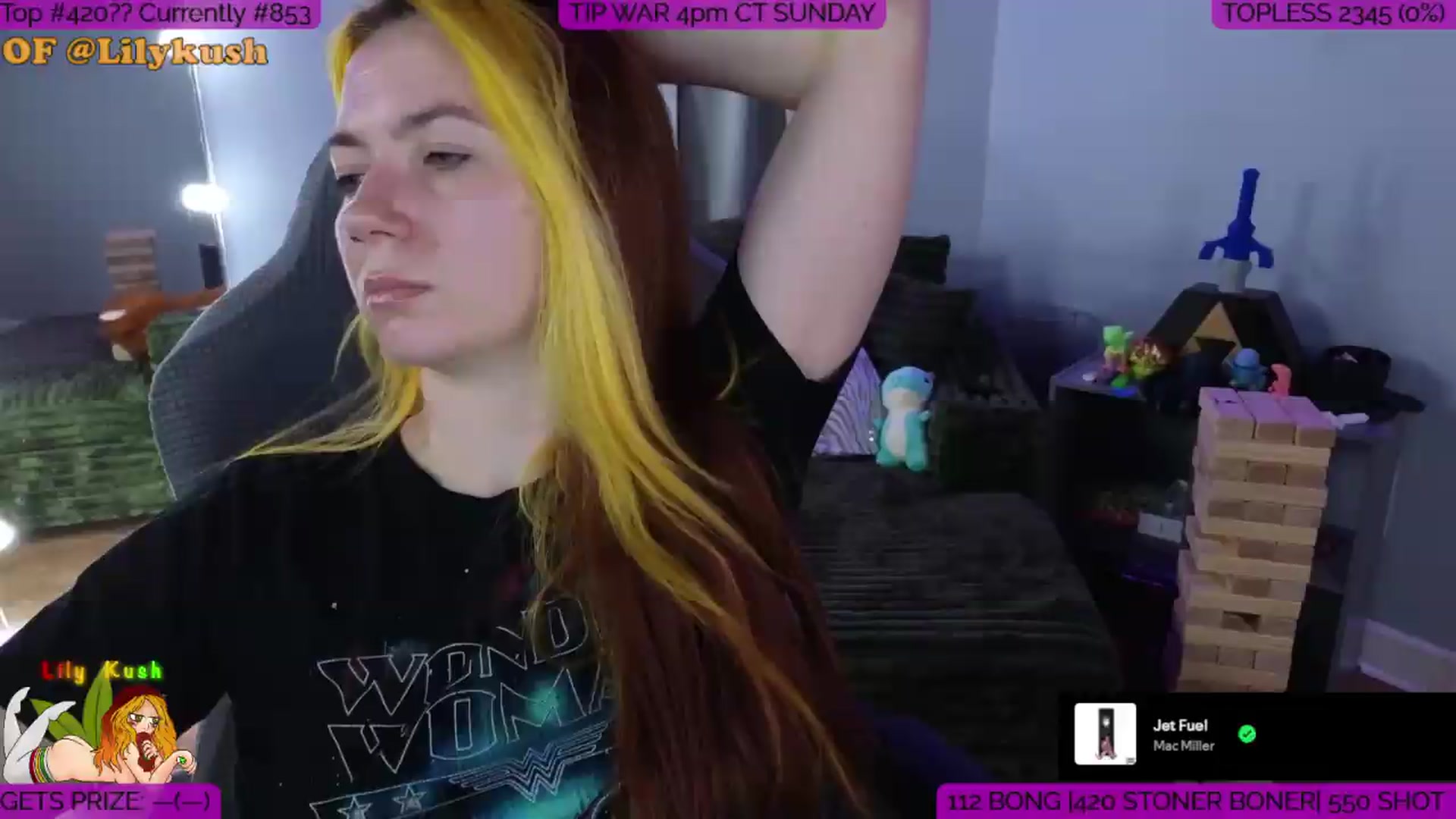 Gallery image thumbnail from LilyKush's myfreecams stream on, 06/27/2026, 17:28 image 16 of 20