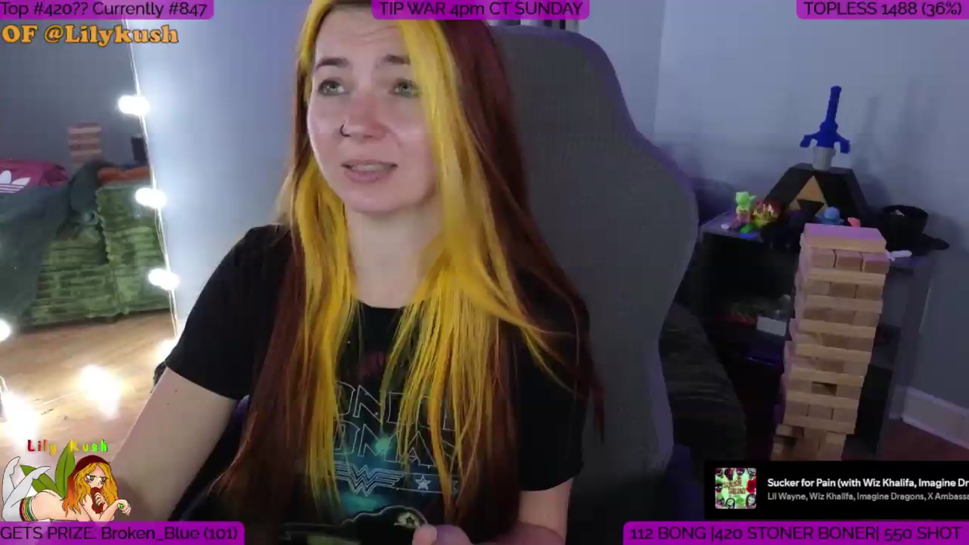 Gallery image thumbnail from LilyKush's myfreecams stream on, 06/27/2026, 21:01 image 15 of 20