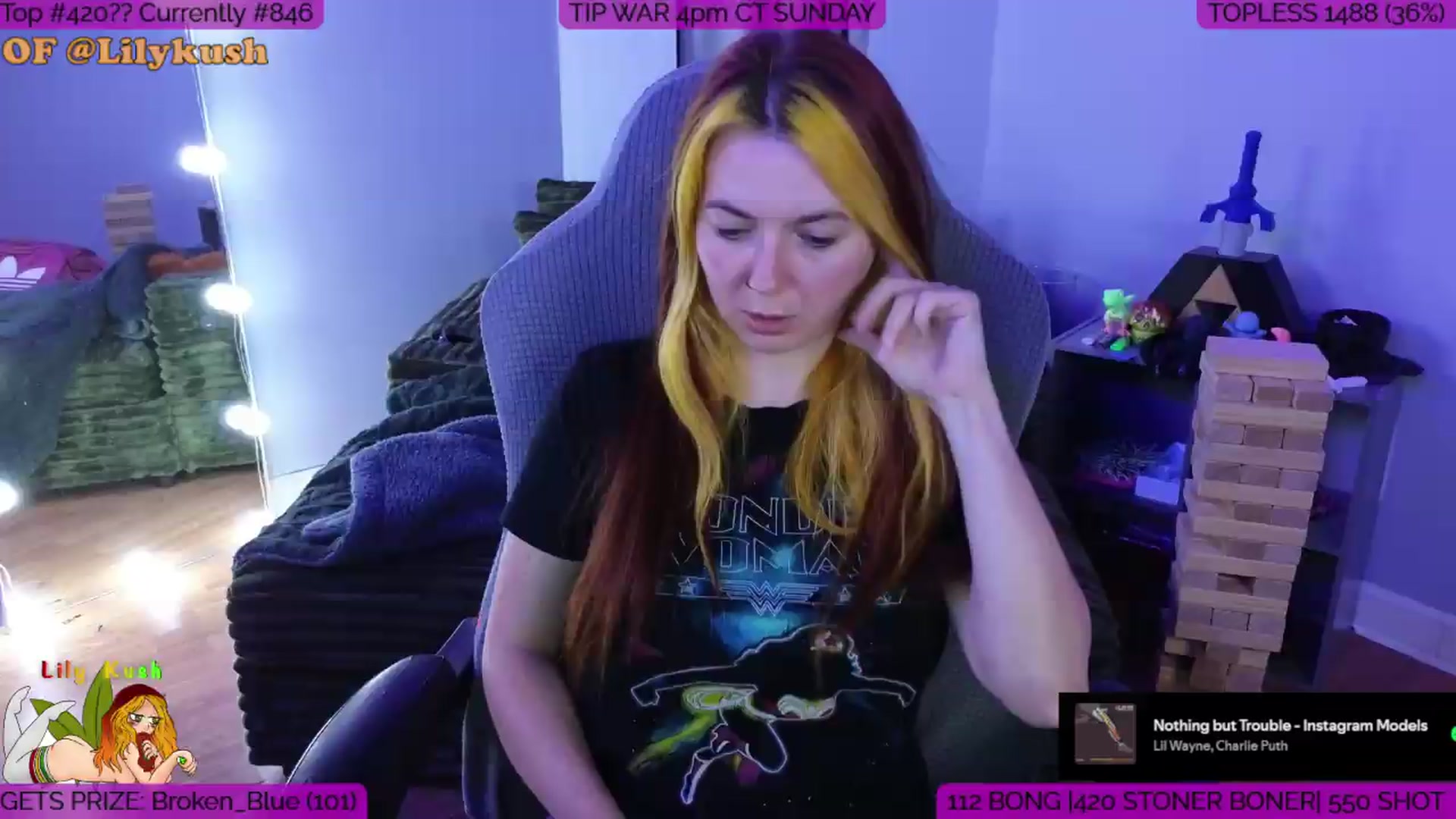 Gallery image thumbnail from LilyKush's myfreecams stream on, 06/27/2026, 21:01 image 11 of 20