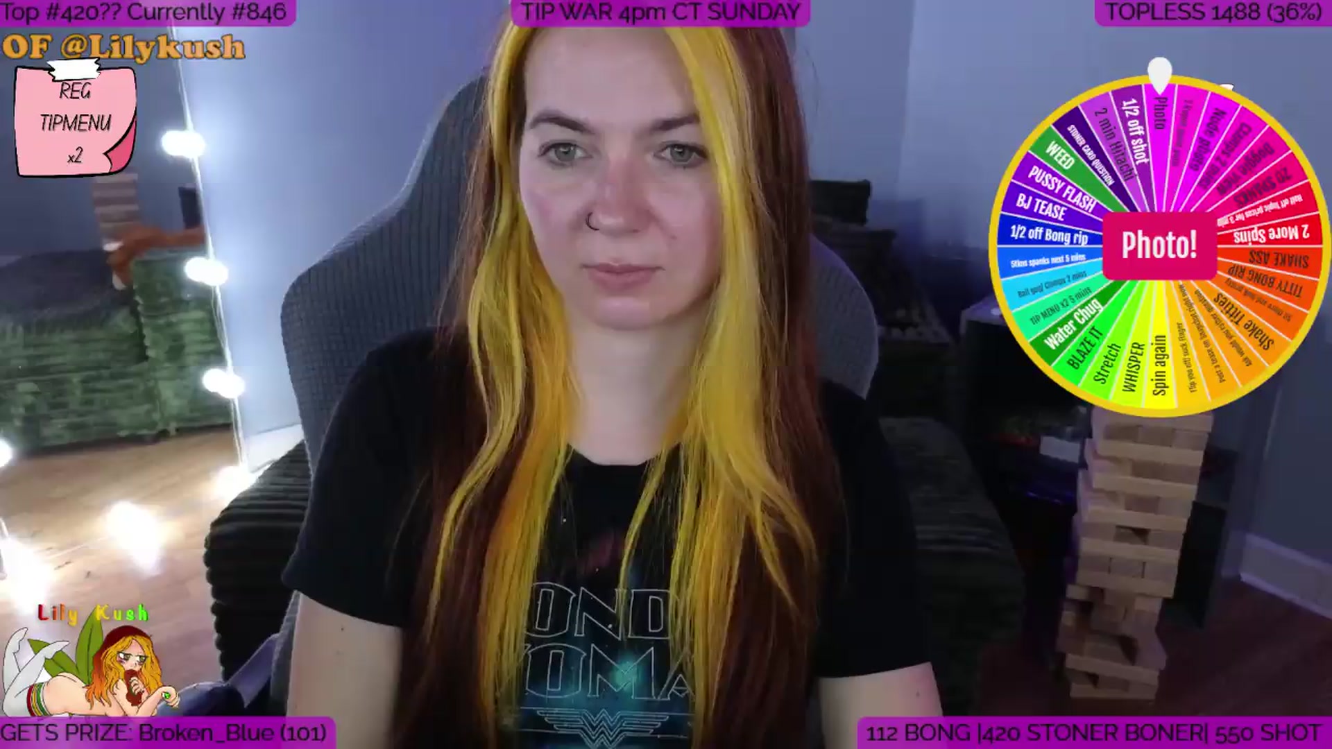 Gallery image thumbnail from LilyKush's myfreecams stream on, 06/27/2026, 21:01 image 7 of 20