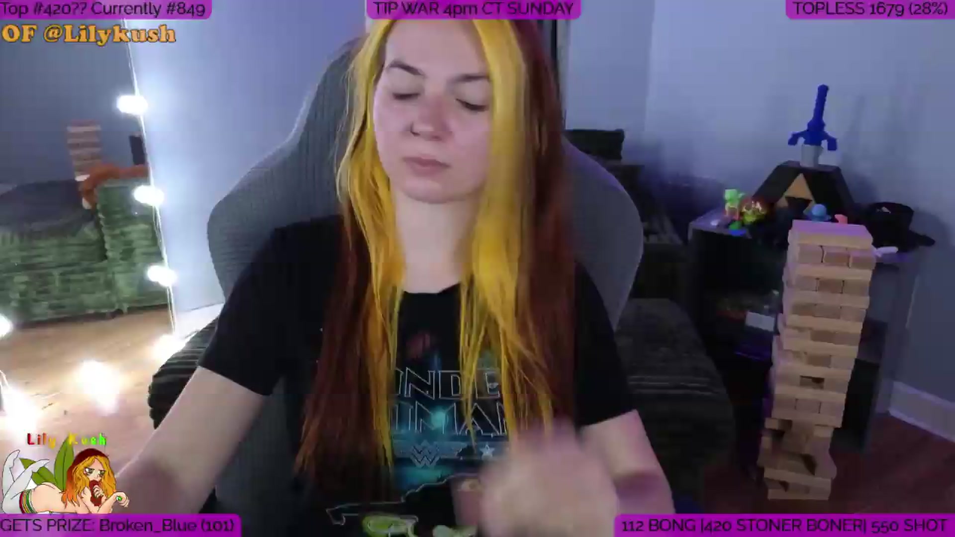 Gallery image thumbnail from LilyKush's myfreecams stream on, 06/27/2026, 21:01 image 2 of 20