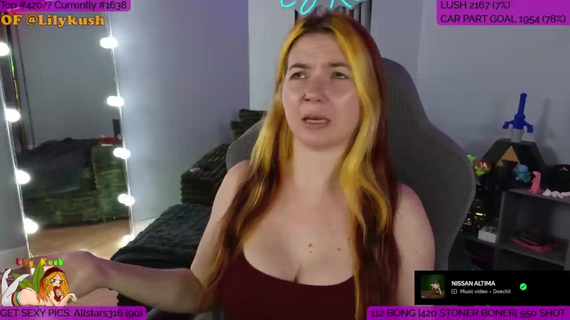 Gallery image thumbnail from LilyKush's myfreecams stream on, 07/07/2026, 04:26 image 7 of 20