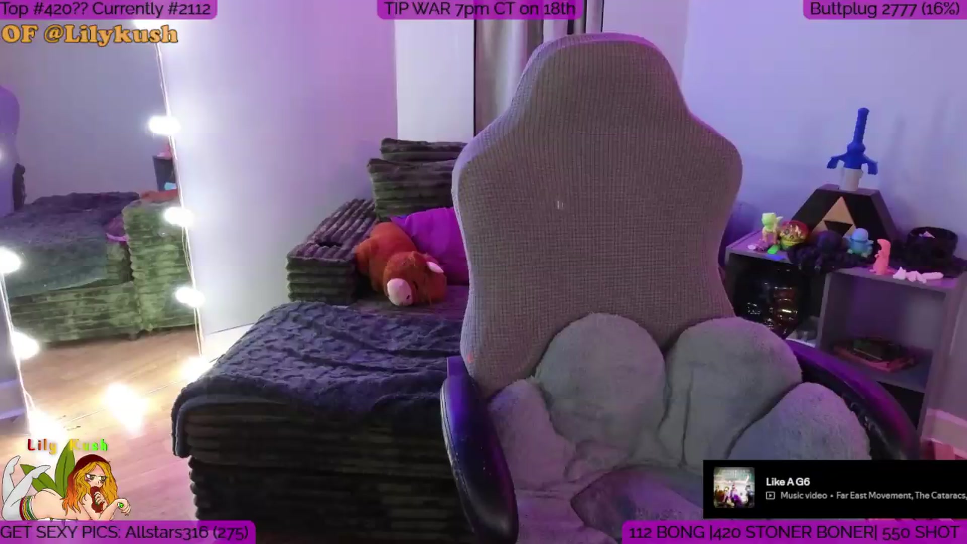 Gallery image thumbnail from LilyKush's myfreecams stream on, 07/18/2026, 03:10 image 12 of 20