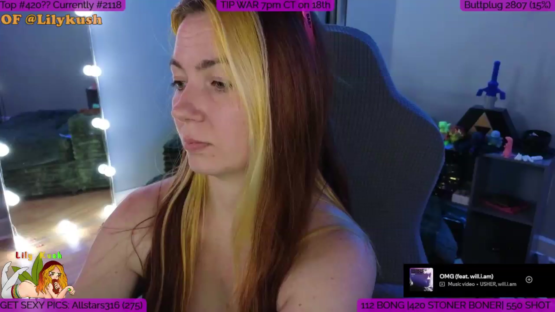 Gallery image thumbnail from LilyKush's myfreecams stream on, 07/18/2026, 03:10 image 10 of 20
