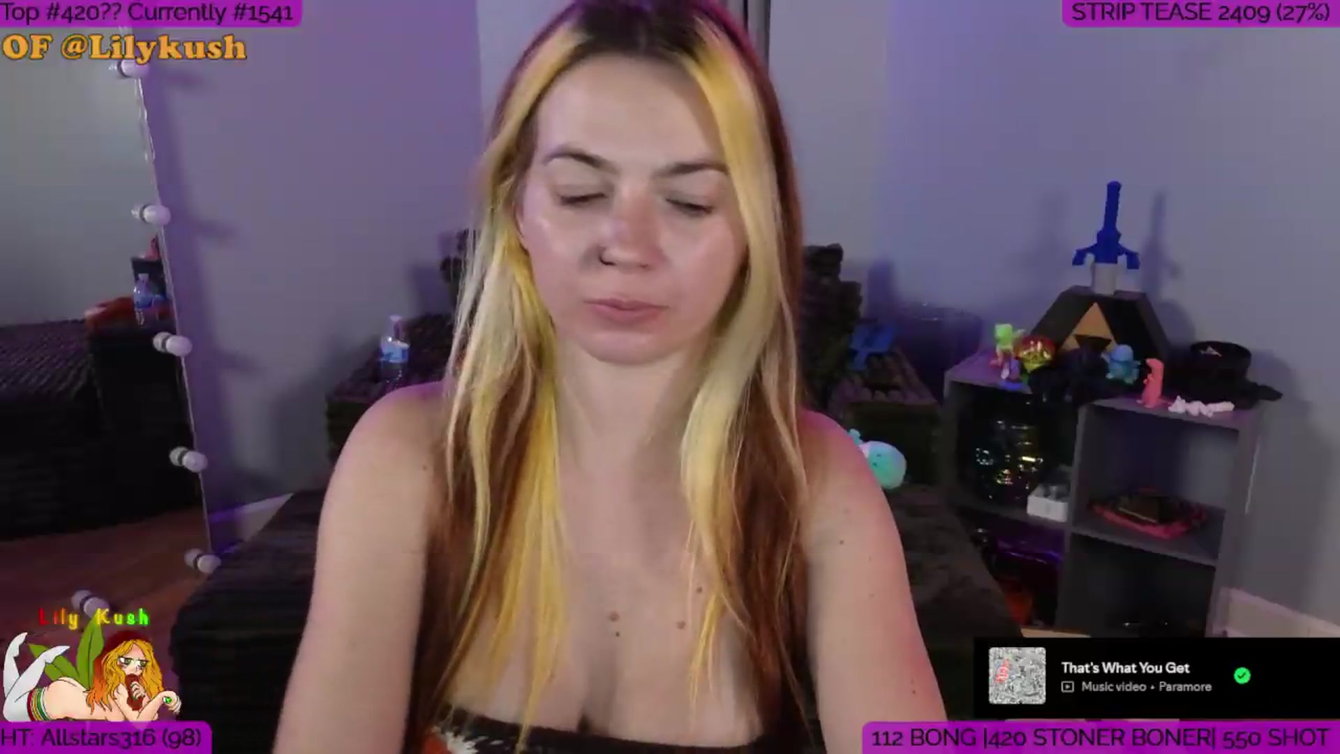 Gallery image thumbnail from LilyKush's myfreecams stream on, 08/08/2026, 22:02 image 17 of 20