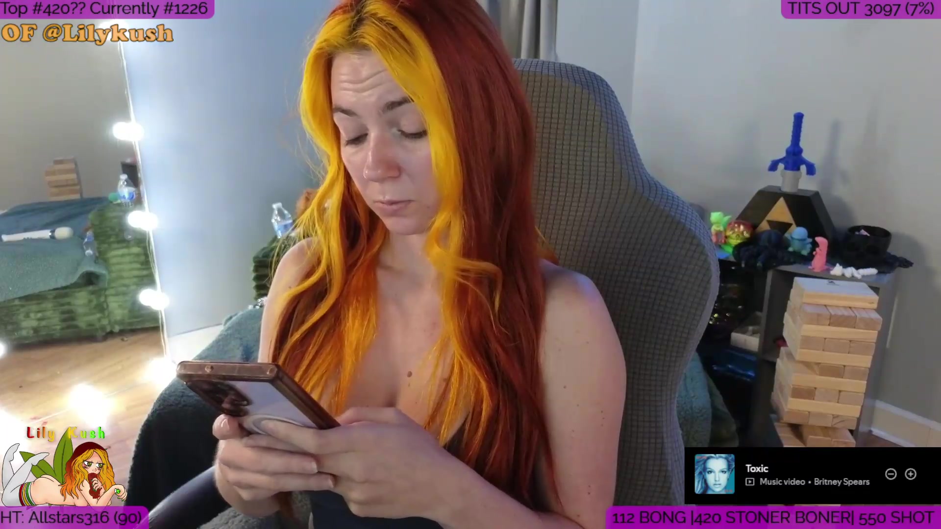 Gallery image thumbnail from LilyKush's myfreecams stream on, 09/05/2026, 23:23 image 13 of 20
