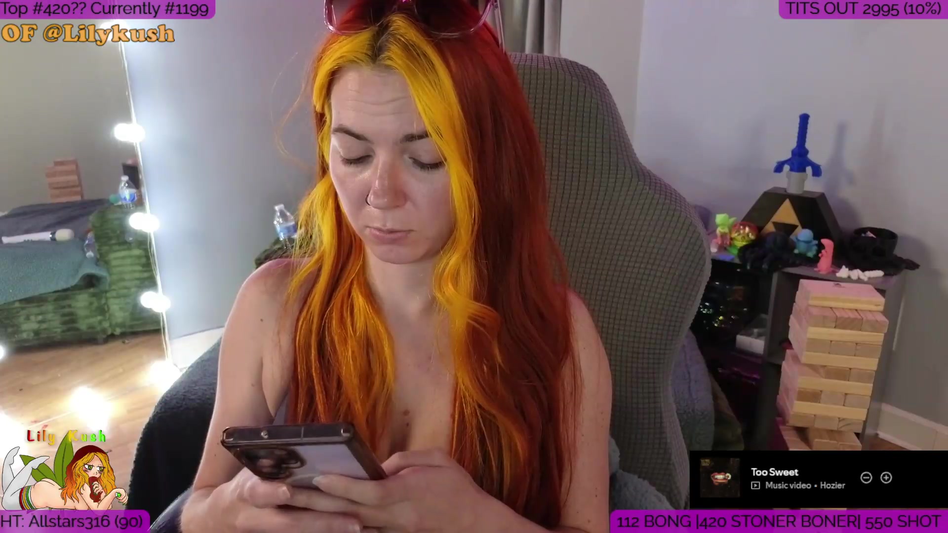 Gallery image thumbnail from LilyKush's myfreecams stream on, 09/05/2026, 23:23 image 15 of 20