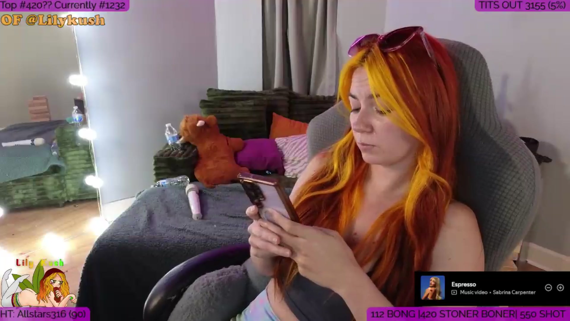 Gallery image thumbnail from LilyKush's myfreecams stream on, 09/05/2026, 23:23 image 11 of 20