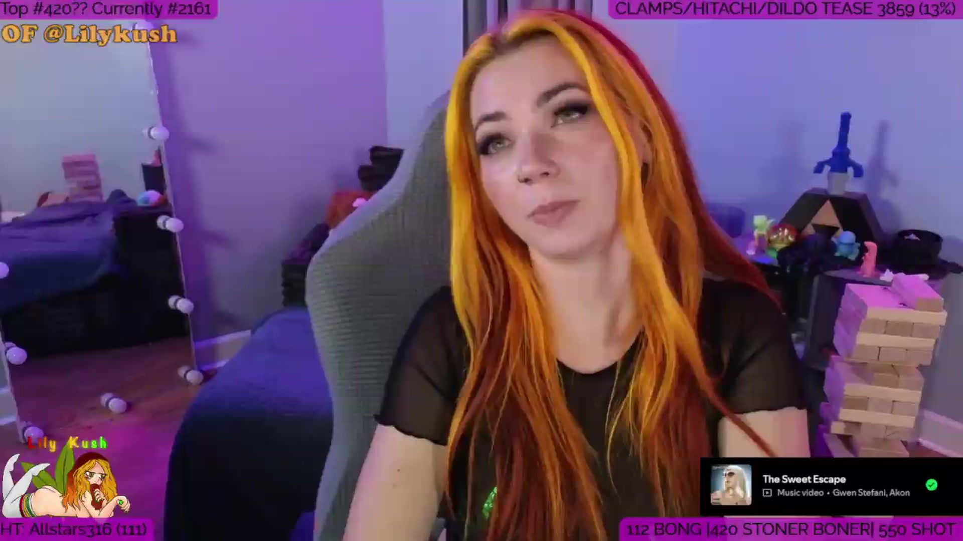 Gallery image thumbnail from LilyKush's myfreecams stream on, 09/14/2026, 04:08 image 17 of 20