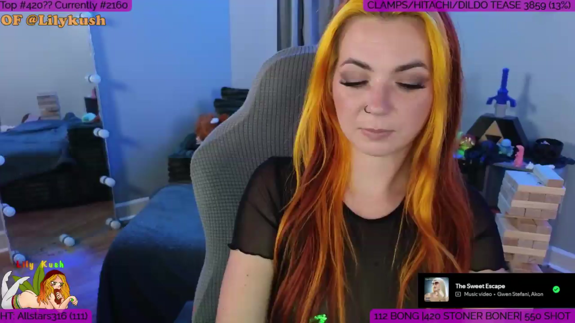 Gallery image thumbnail from LilyKush's myfreecams stream on, 09/14/2026, 04:08 image 16 of 20