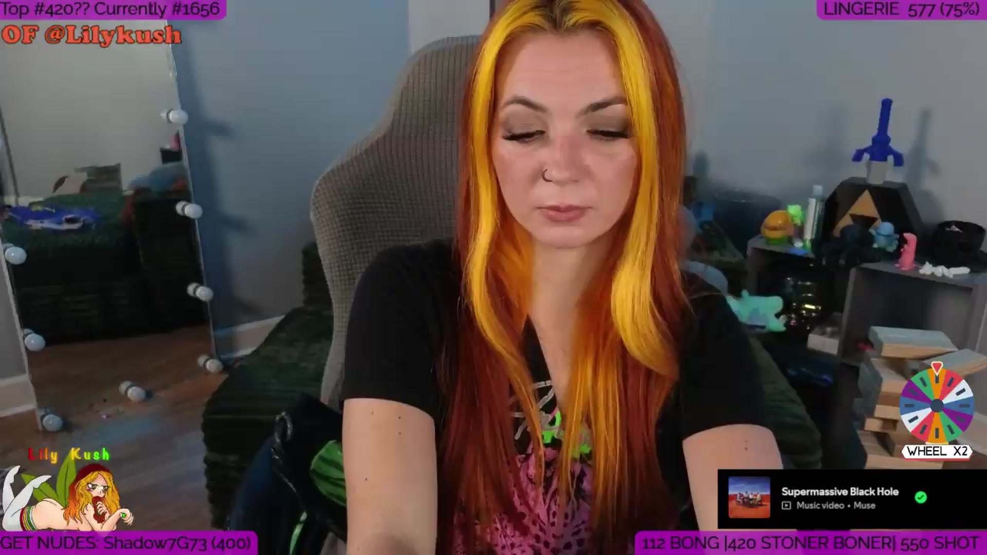 Gallery image thumbnail from LilyKush's myfreecams stream on, 09/19/2026, 05:00 image 13 of 20