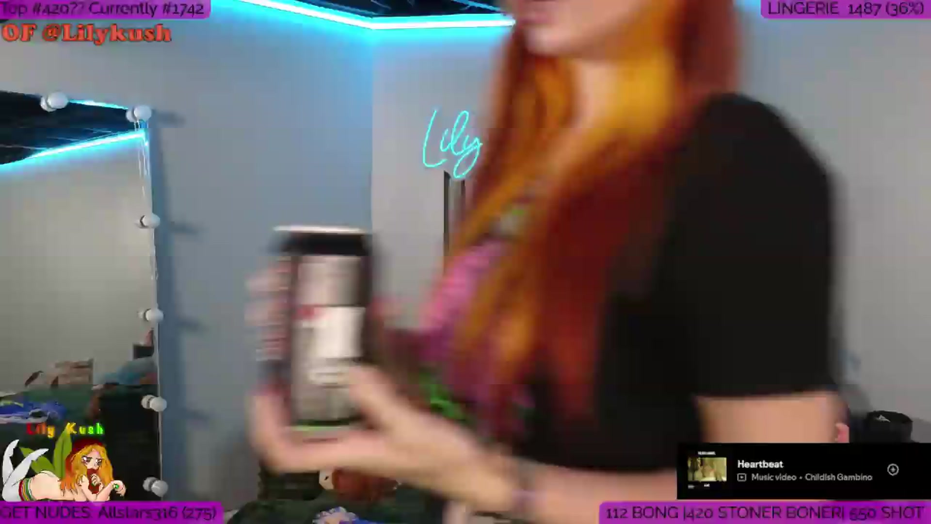 Gallery image thumbnail from LilyKush's myfreecams stream on, 09/19/2026, 05:00 image 9 of 20