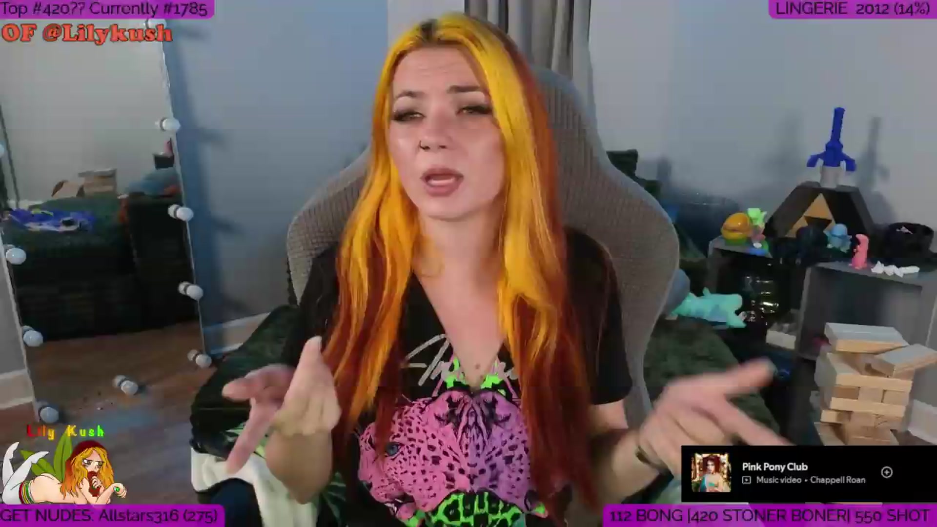 Gallery image thumbnail from LilyKush's myfreecams stream on, 09/19/2026, 05:00 image 1 of 20