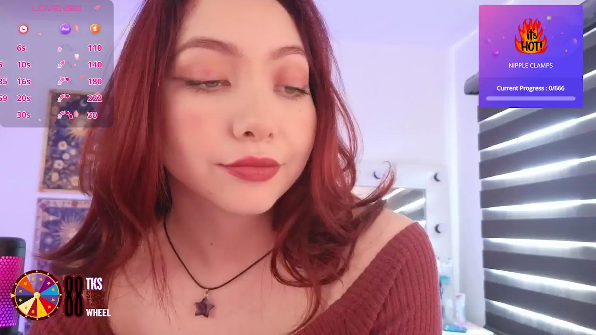 Gallery image thumbnail from LilyVelvet's myfreecams stream on, 04/19/2026, 21:12 image 8 of 20