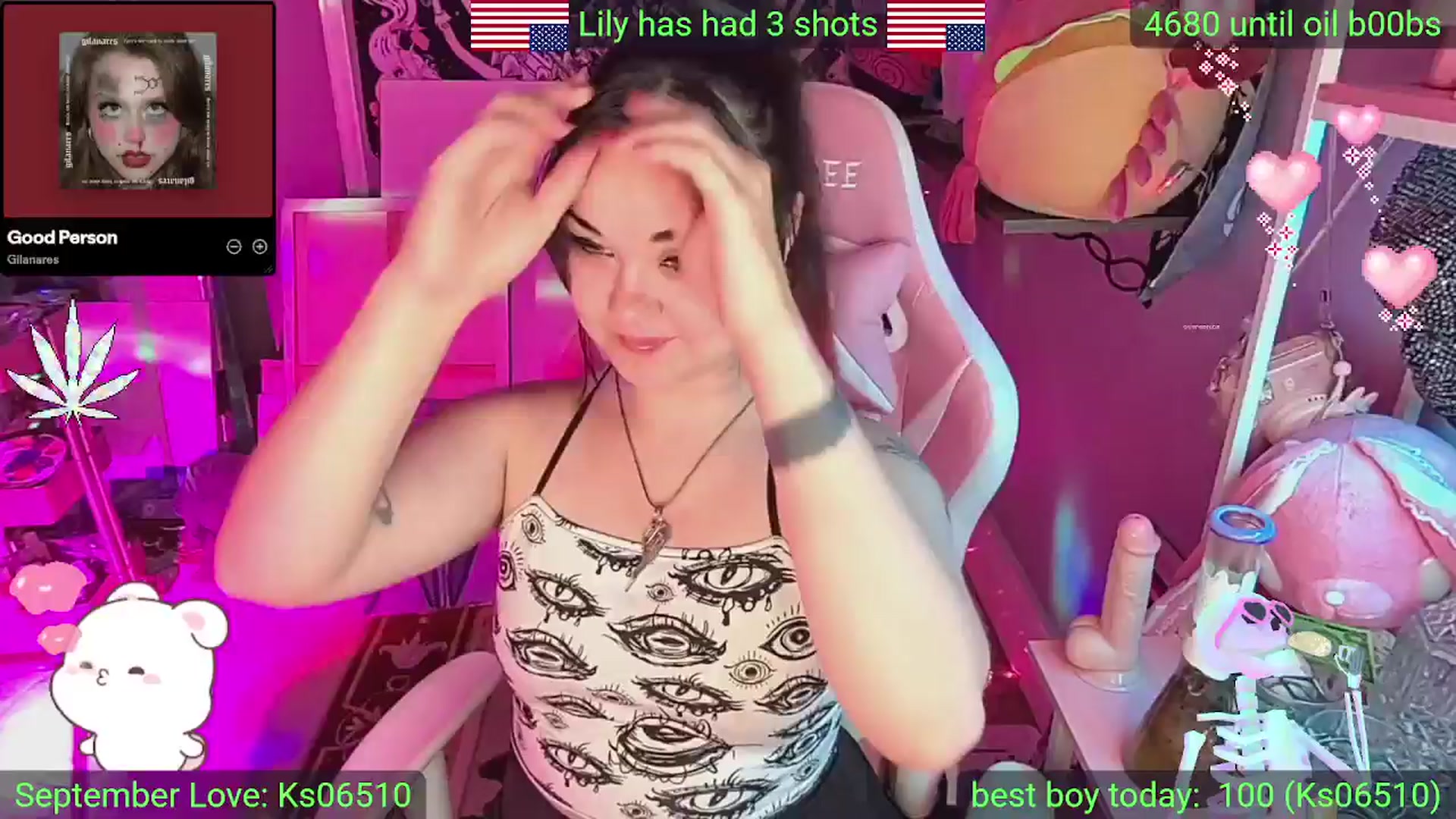 Gallery image thumbnail from LilyWhite42O's myfreecams stream on, 09/02/2025, 10:04 image 7 of 20