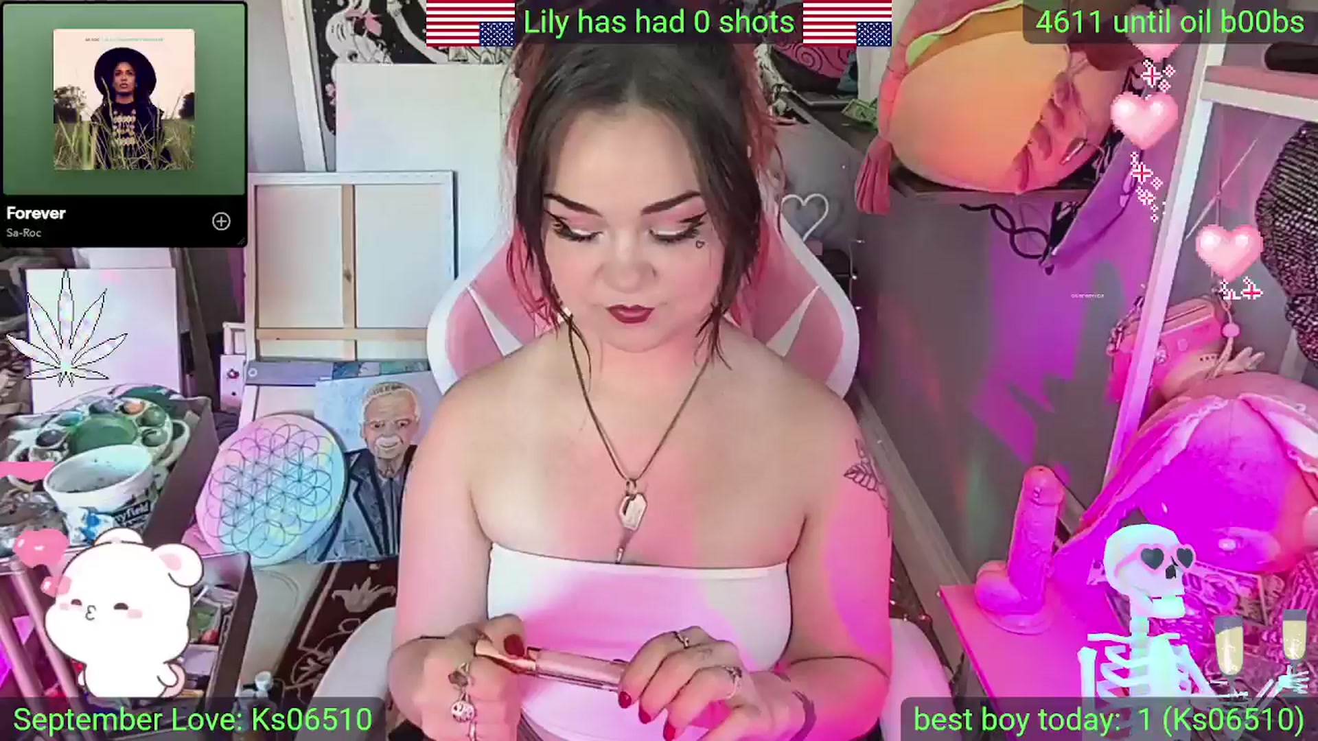 Gallery image thumbnail from LilyWhite42O's myfreecams stream on, 09/03/2025, 15:26 image 1 of 20