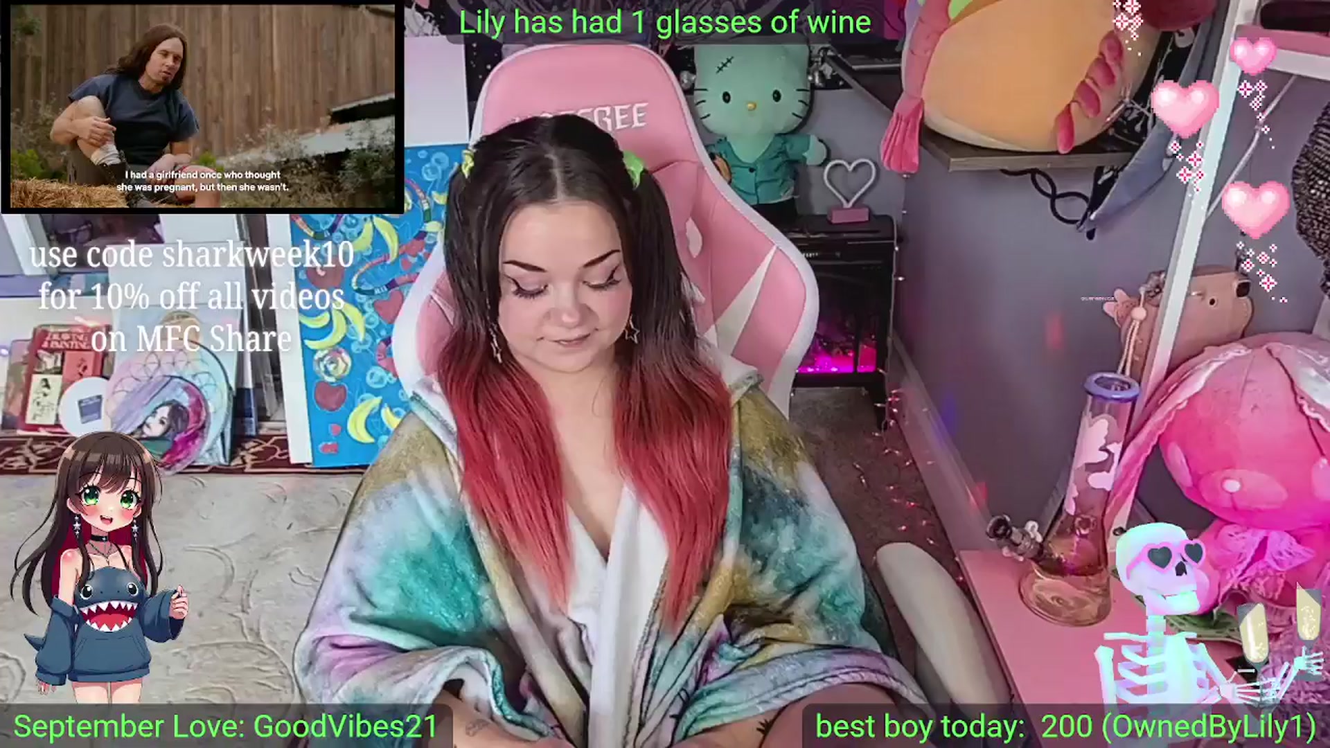 Gallery image thumbnail from LilyWhite42O's myfreecams stream on, 09/25/2025, 18:19 image 16 of 20