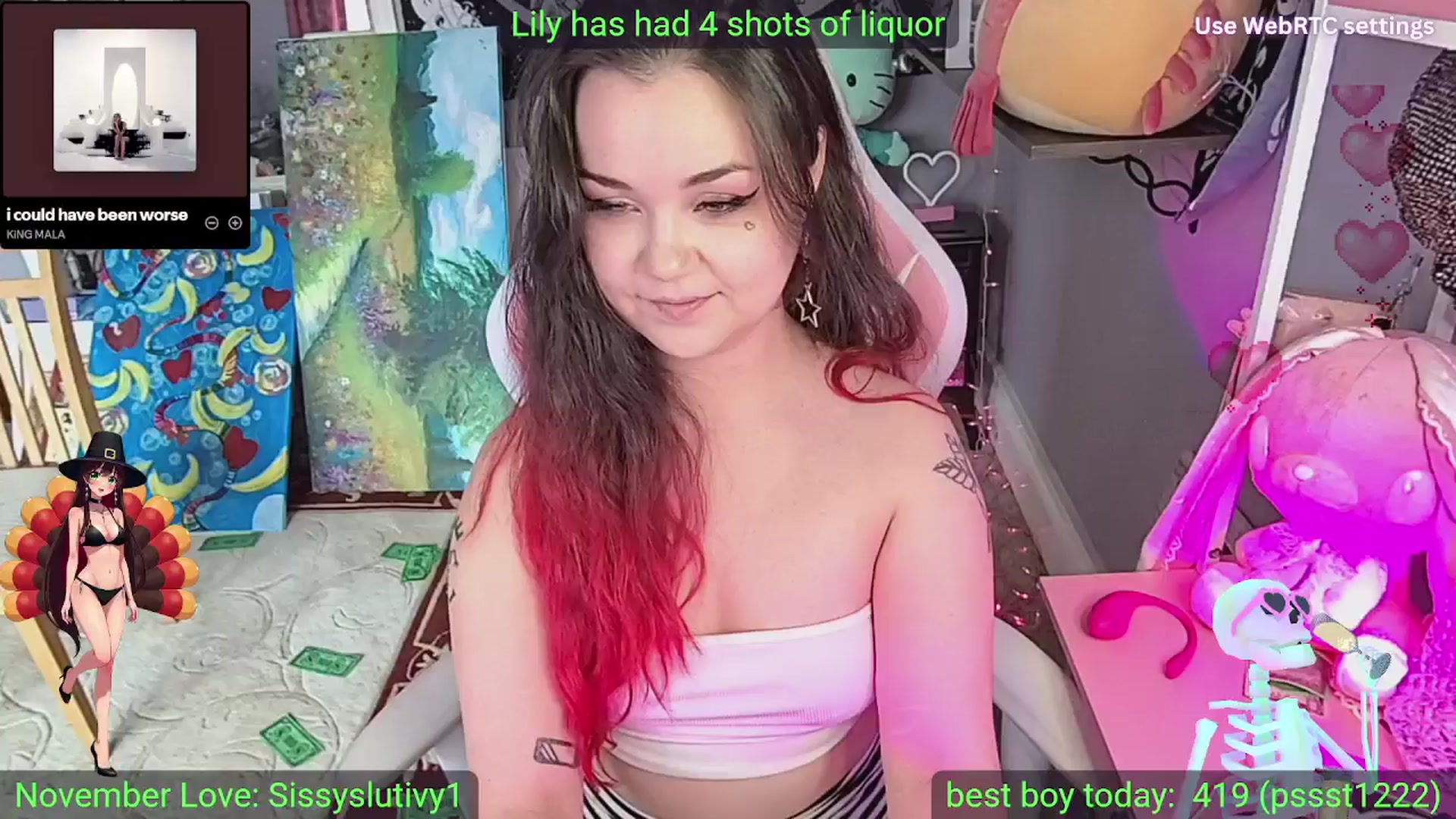 Gallery image thumbnail from LilyWhite42O's myfreecams stream on, 11/15/2025, 20:50 image 11 of 20