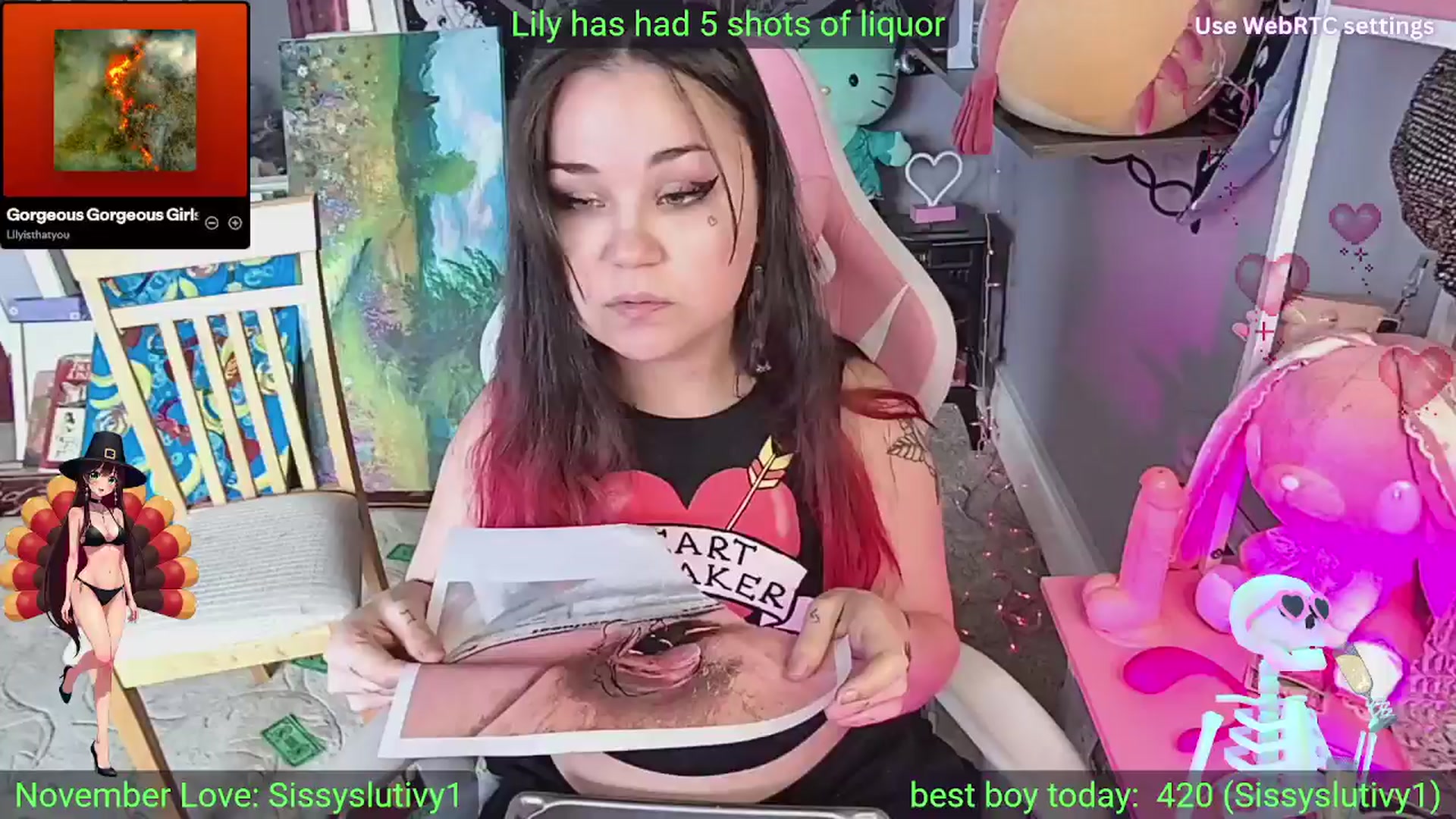 Gallery image thumbnail from LilyWhite42O's myfreecams stream on, 11/16/2025, 18:03 image 11 of 20