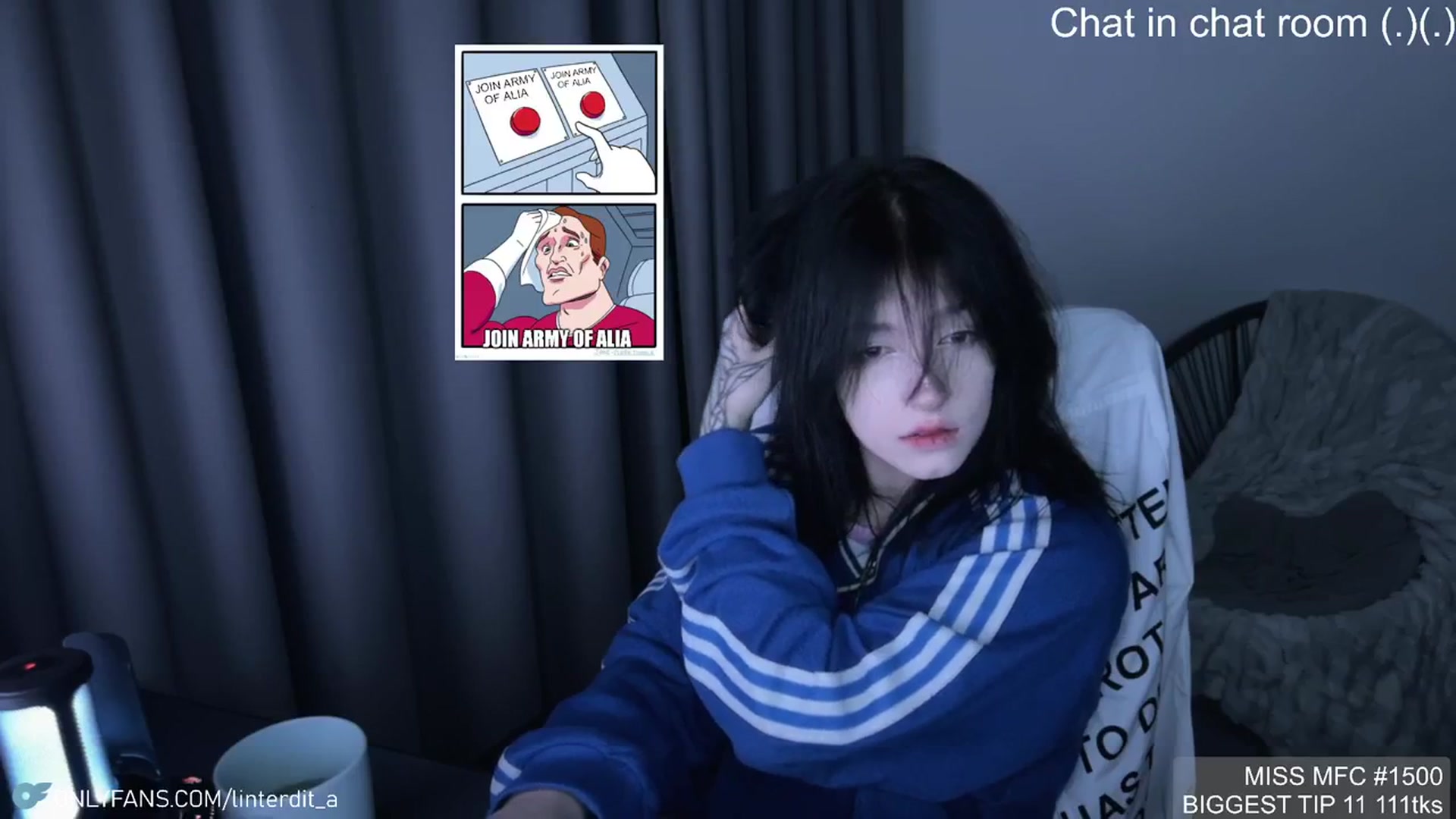 Gallery image thumbnail from Linterdit_A's myfreecams stream on, 03/19/2024, 01:08 image 11 of 20