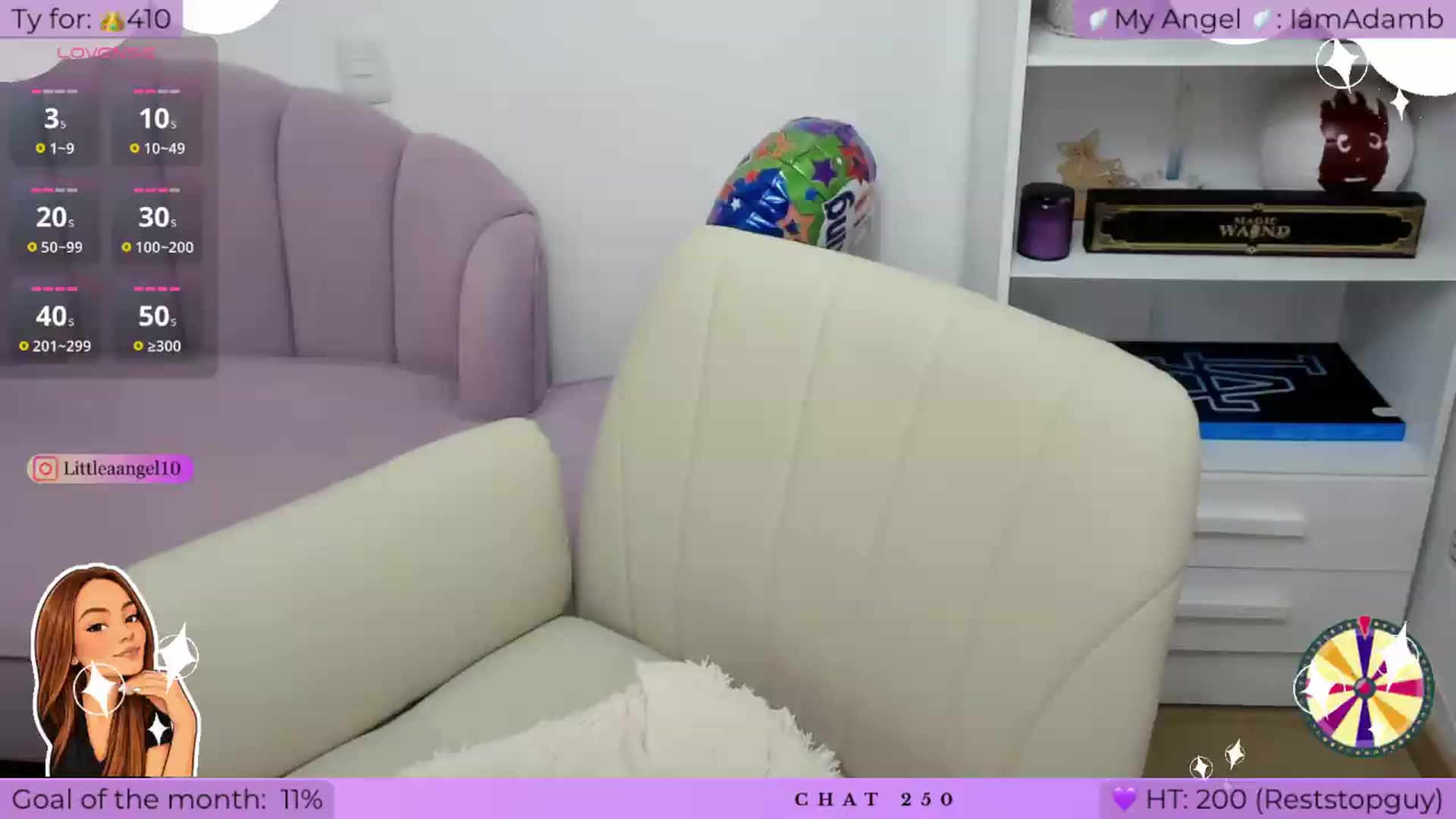 Gallery image thumbnail from LittleAnge_'s myfreecams stream on, 08/04/2026, 03:34 image 14 of 20