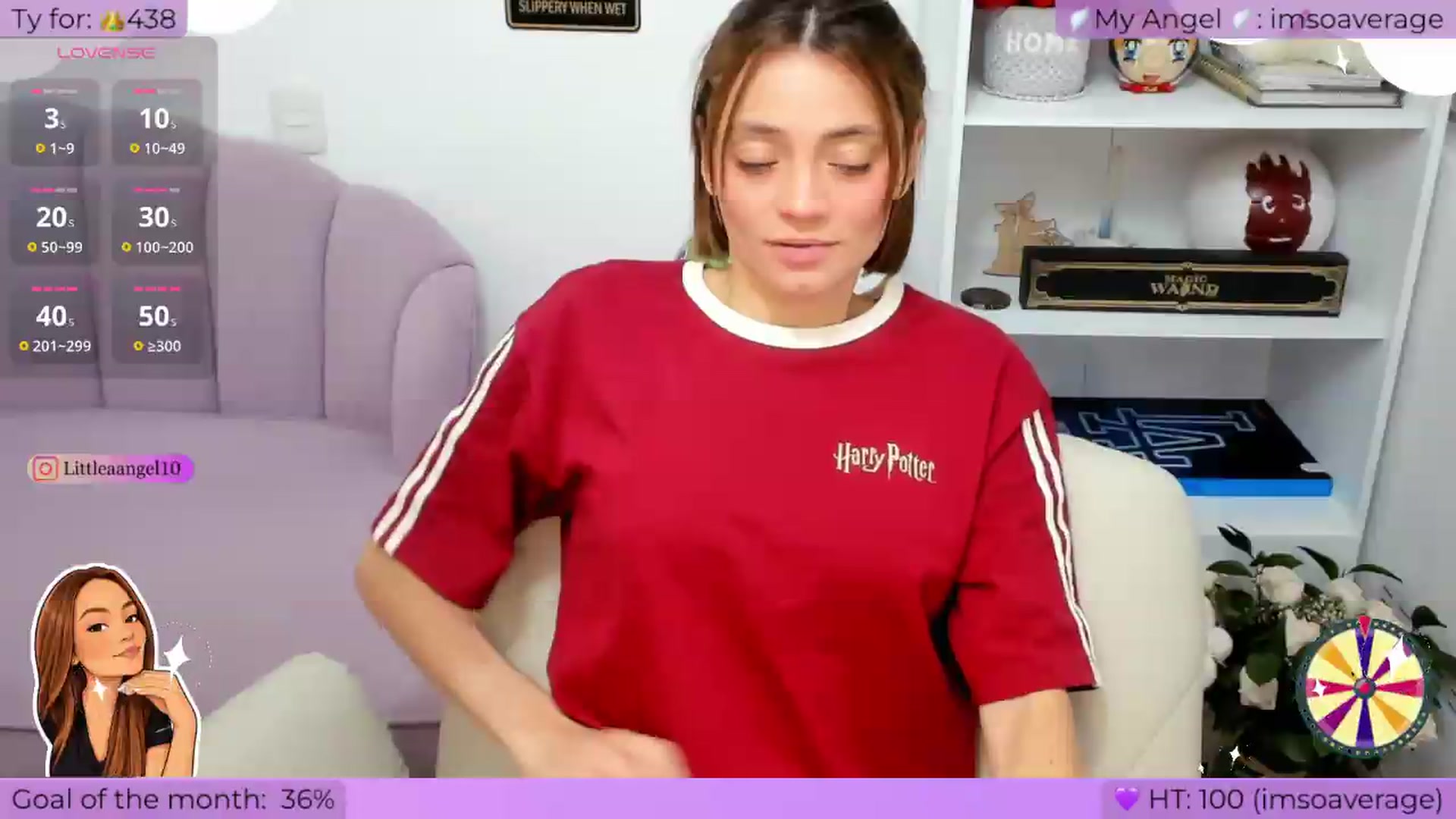 Gallery image thumbnail from LittleAnge_'s myfreecams stream on, 08/14/2026, 03:55 image 16 of 20