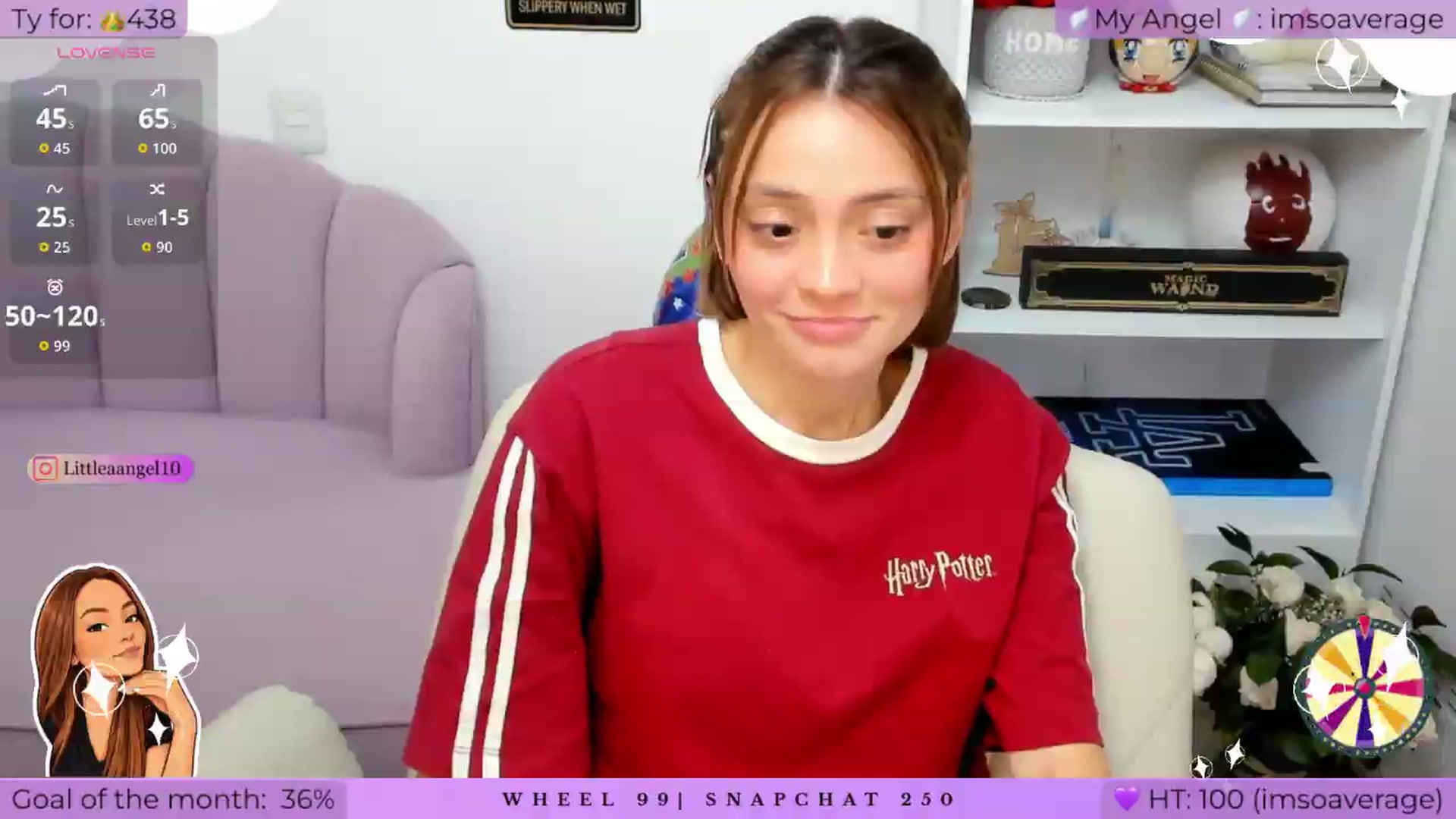 Gallery image thumbnail from LittleAnge_'s myfreecams stream on, 08/14/2026, 03:55 image 17 of 20