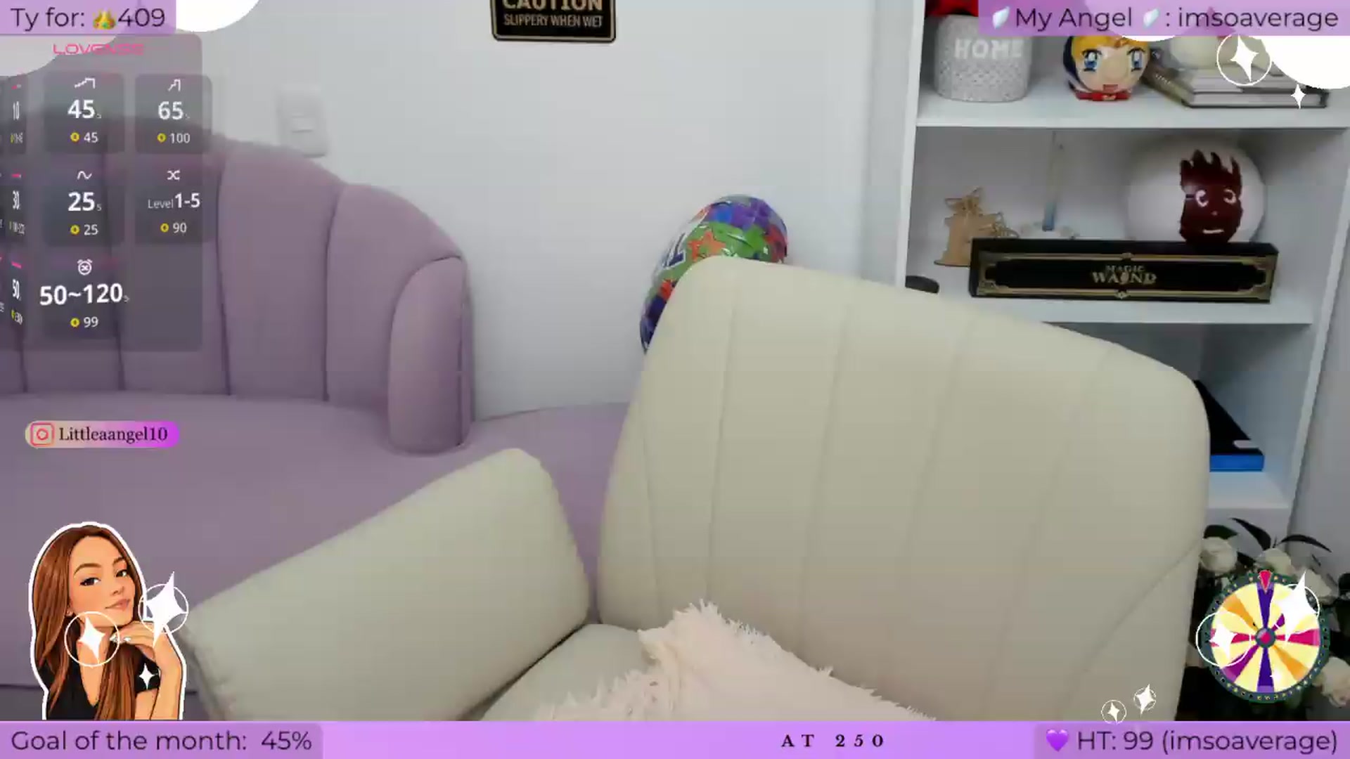 Gallery image thumbnail from LittleAnge_'s myfreecams stream on, 08/16/2026, 02:55 image 15 of 20