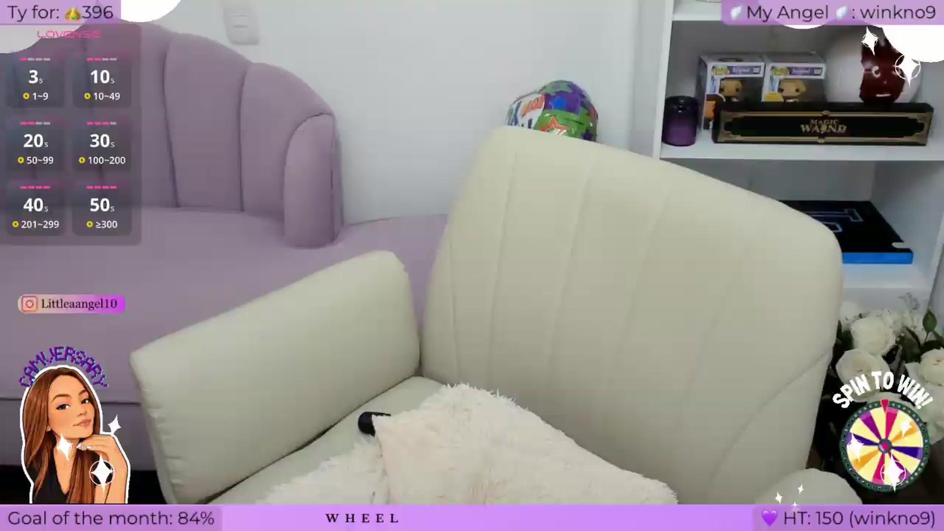 Gallery image thumbnail from LittleAnge_'s myfreecams stream on, 08/30/2026, 04:00 image 6 of 20