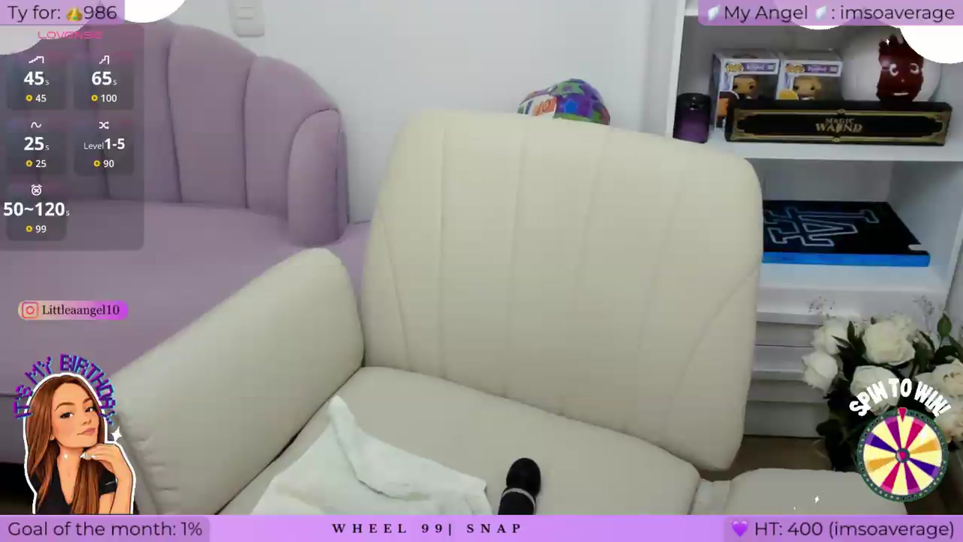 Gallery image thumbnail from LittleAnge_'s myfreecams stream on, 09/02/2026, 04:04 image 13 of 20