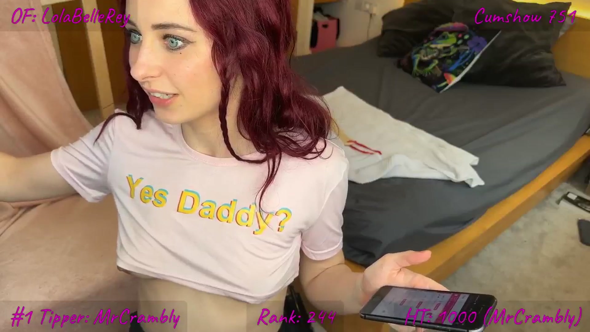 Gallery image thumbnail from LolaBelleRey's myfreecams stream on, 05/25/2024, 11:59 image 19 of 20