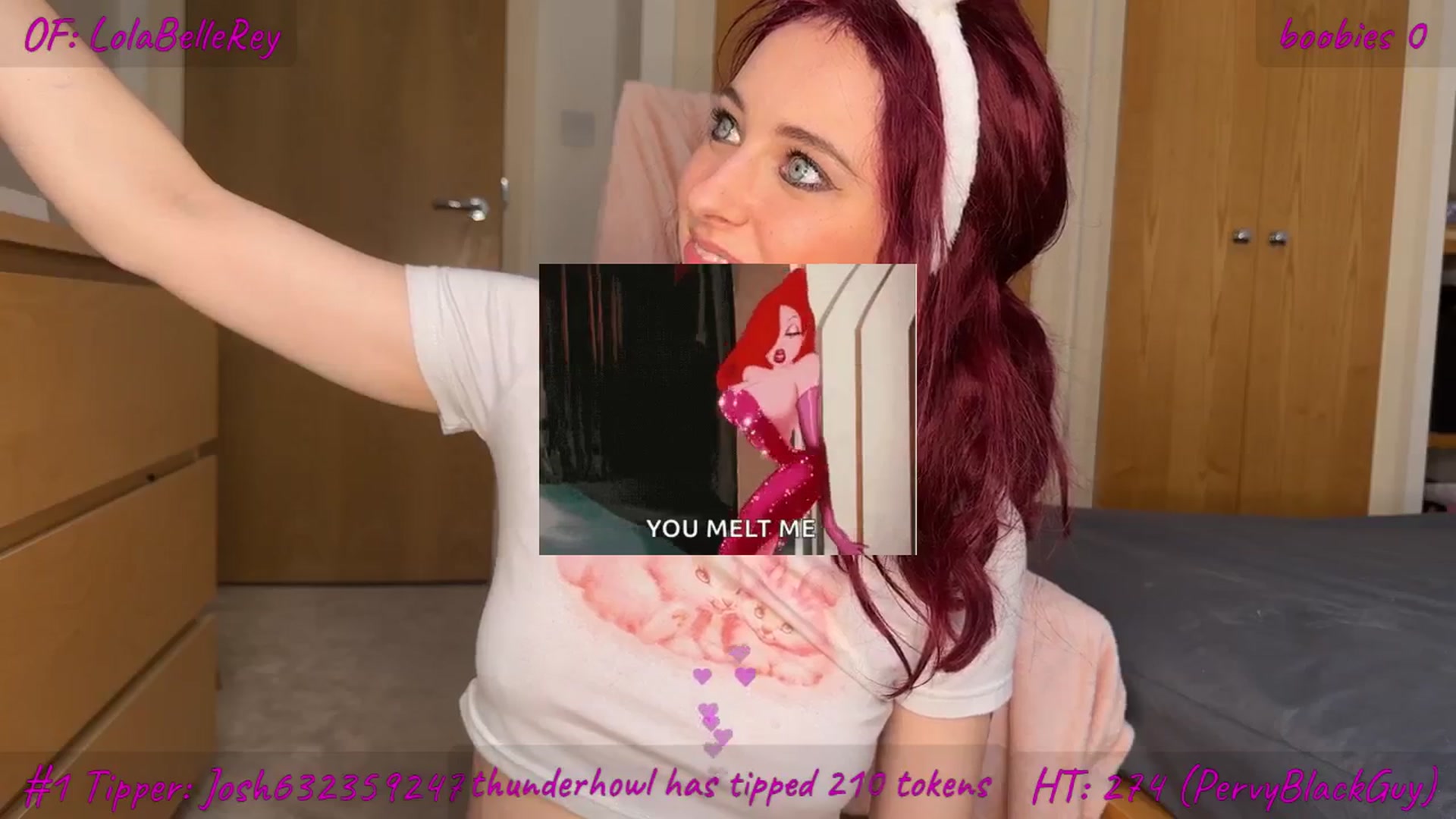 Gallery image thumbnail from LolaBelleRey's myfreecams stream on, 05/27/2024, 07:17 image 14 of 20