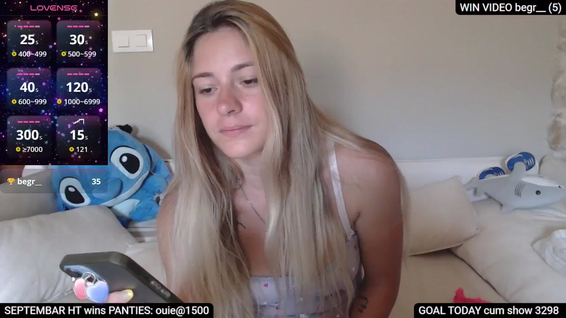 Gallery image thumbnail from LolasWorld's myfreecams stream on, 09/16/2025, 13:30 image 10 of 20