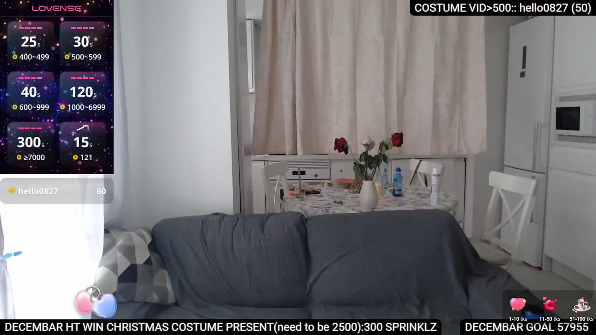 Gallery image thumbnail from LolasWorld's myfreecams stream on, 12/05/2025, 14:26 image 2 of 20