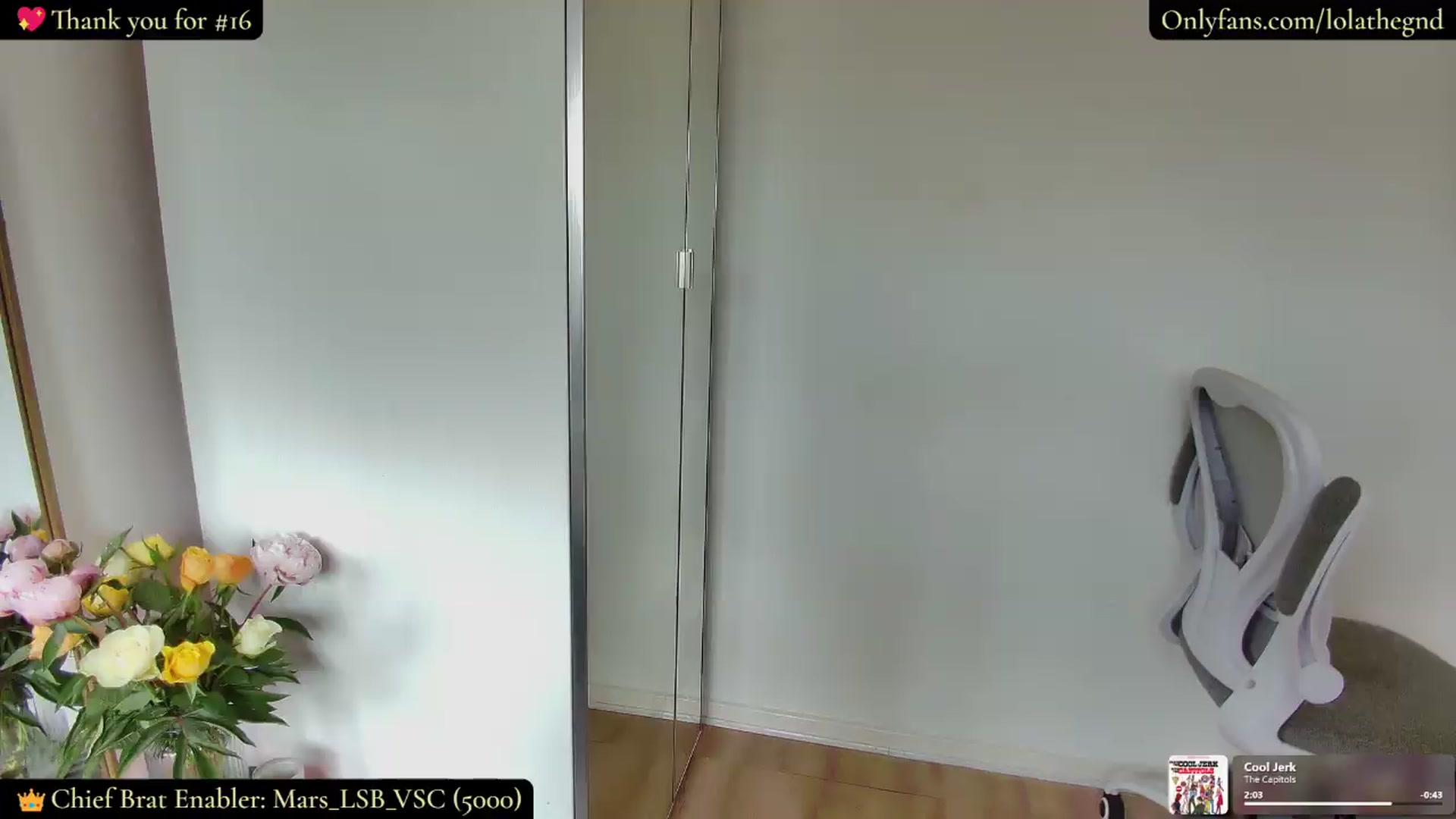 Gallery image thumbnail from Lolathorne's myfreecams stream on, 06/05/2026, 15:11 image 1 of 20