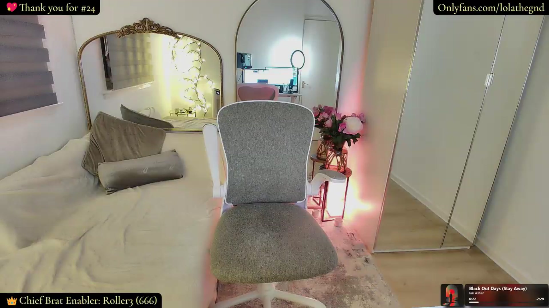 Gallery image thumbnail from Lolathorne's myfreecams stream on, 06/21/2026, 23:43 image 13 of 20
