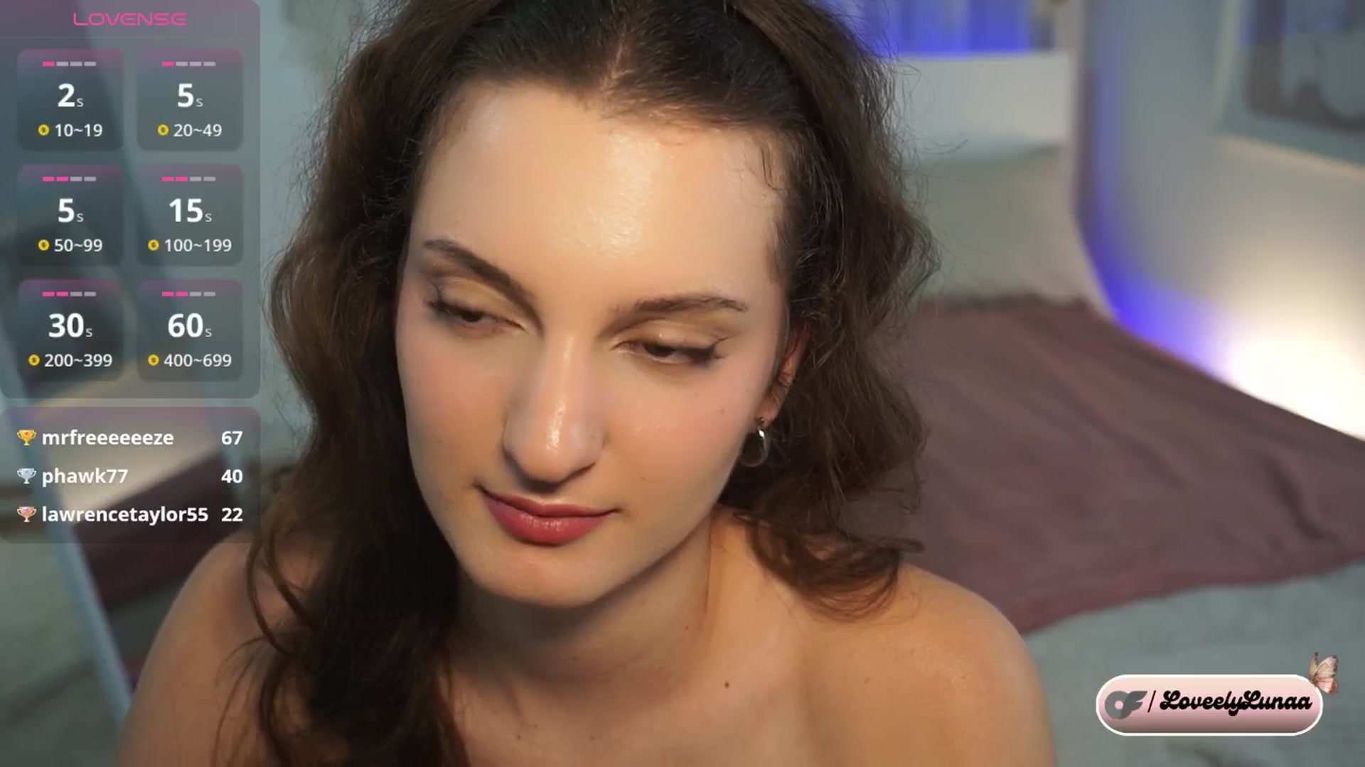 Gallery image thumbnail from LoveelyLunaa's myfreecams stream on, 12/30/2024, 22:34 image 20 of 20
