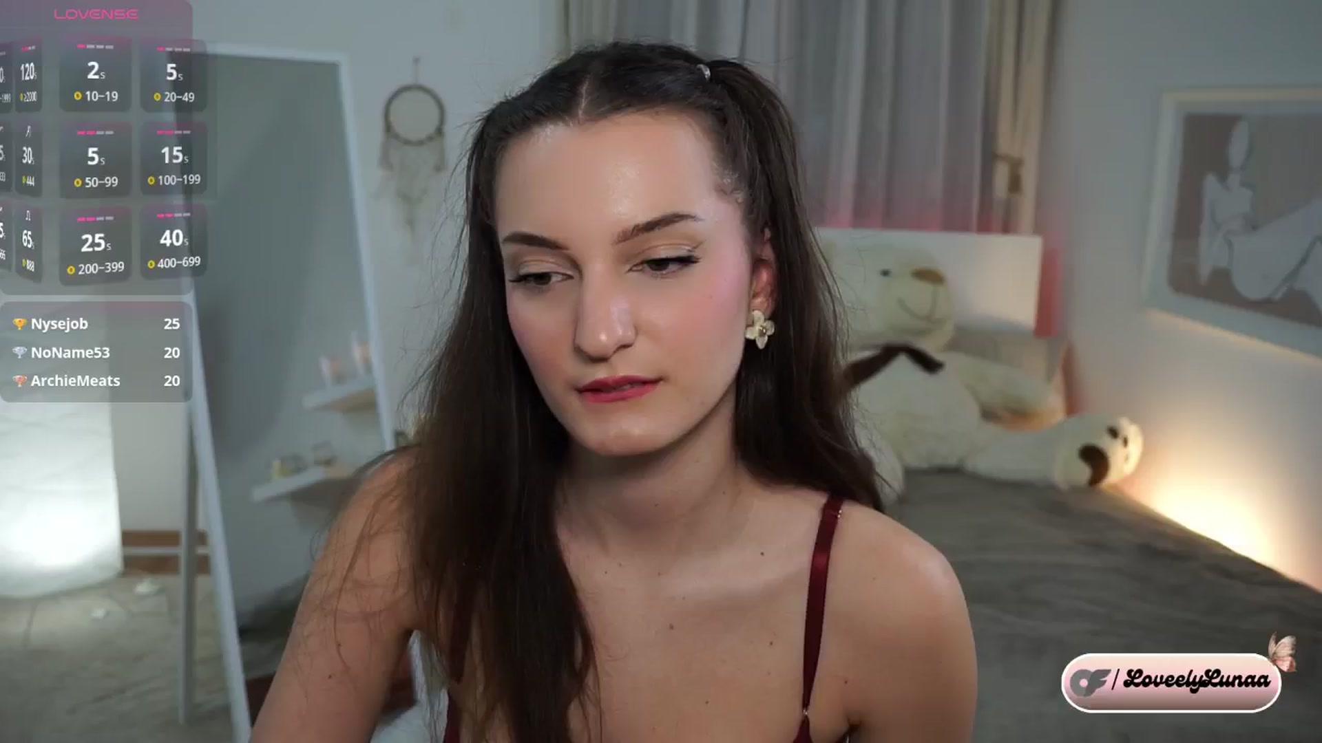Gallery image thumbnail from LoveelyLunaa's myfreecams stream on, 02/16/2025, 18:02 image 8 of 20