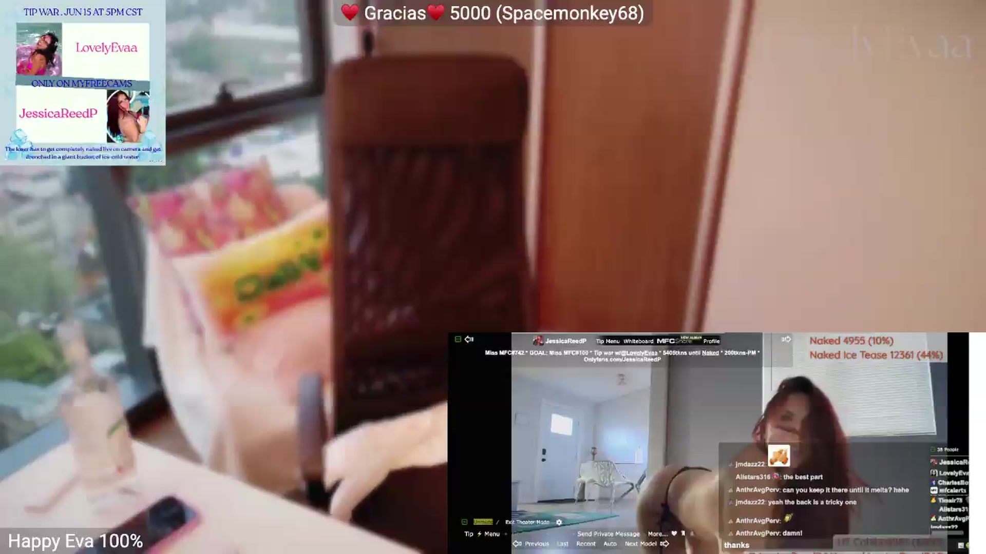 Gallery image thumbnail from LovelyEvaa's myfreecams stream on, 06/16/2026, 24:40 image 19 of 20