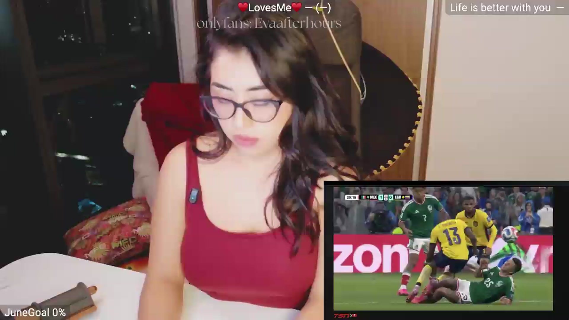 Gallery image thumbnail from LovelyEvaa's myfreecams stream on, 07/01/2026, 02:42 image 1 of 20