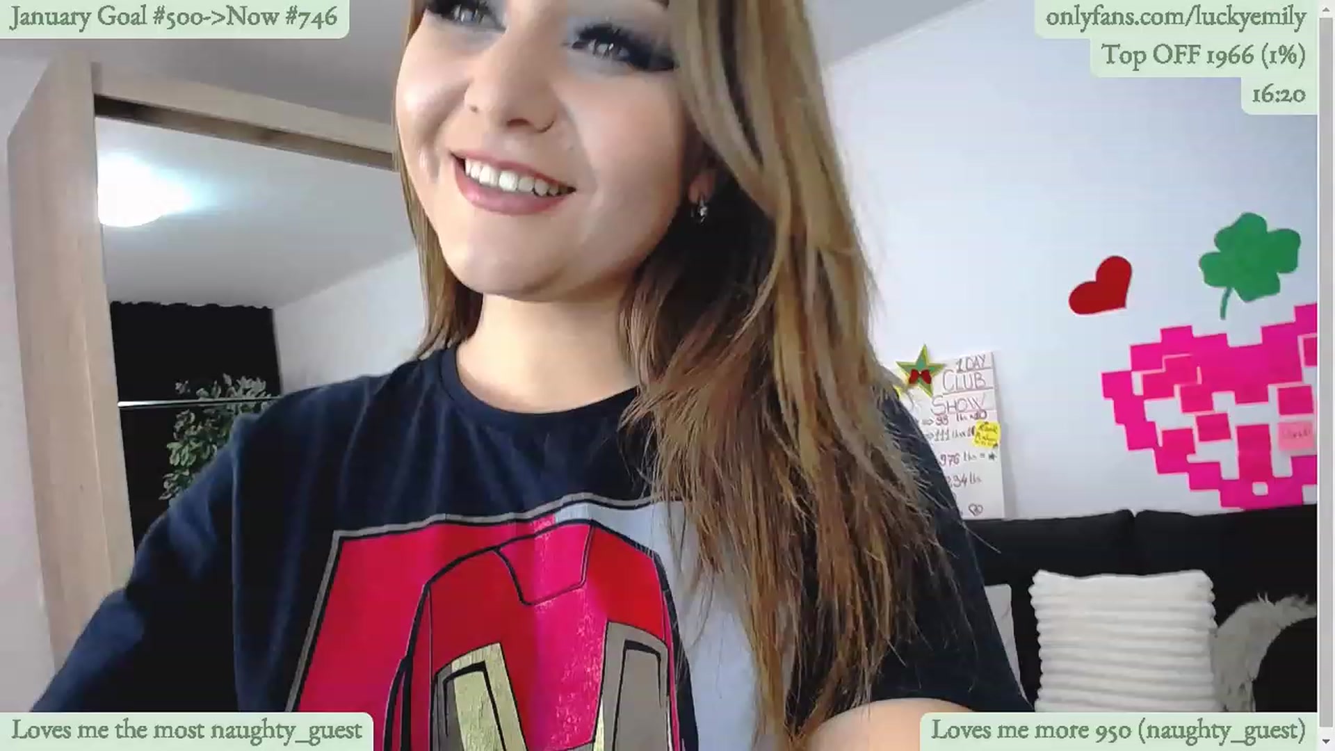 Gallery image thumbnail from Lucky_Emily's myfreecams stream on, 01/12/2023, 10:56 image 11 of 20