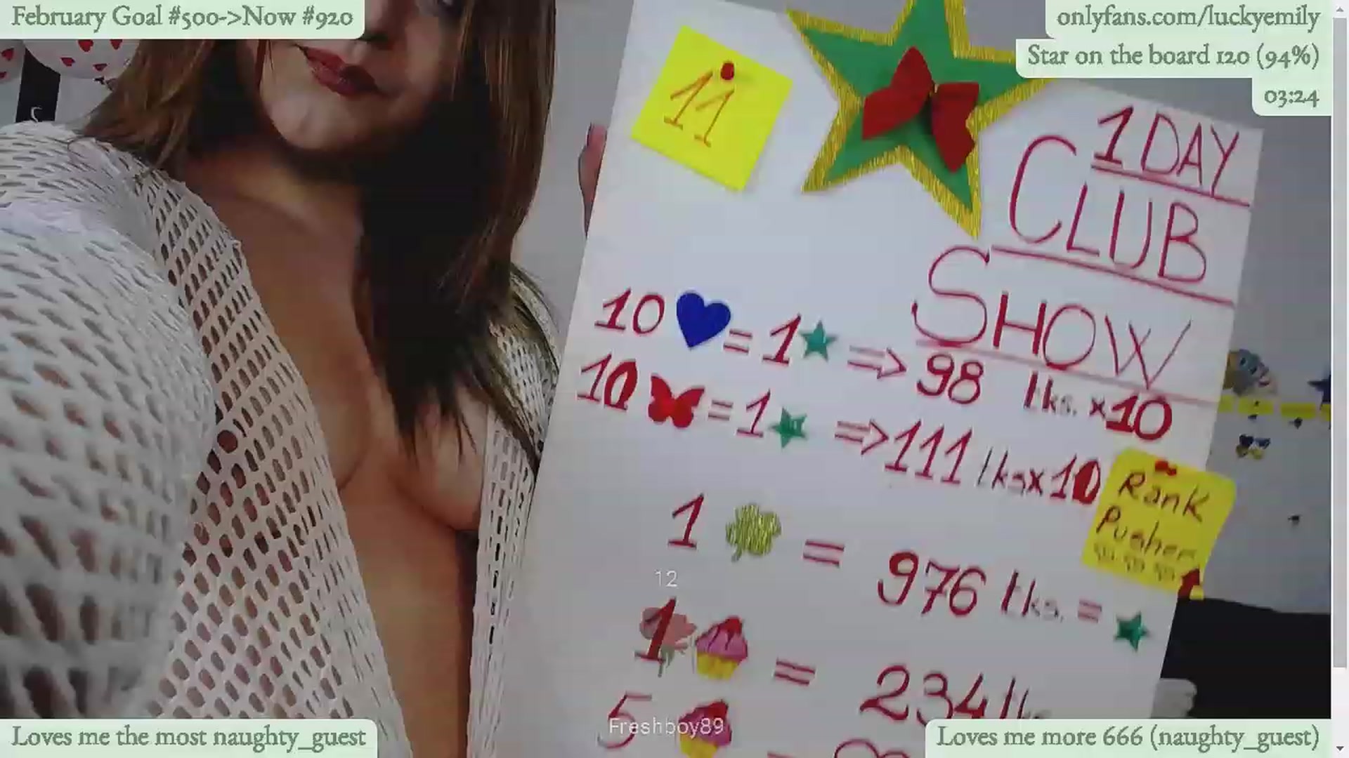 Gallery image thumbnail from Lucky_Emily's myfreecams stream on, 02/27/2023, 11:00 image 14 of 20