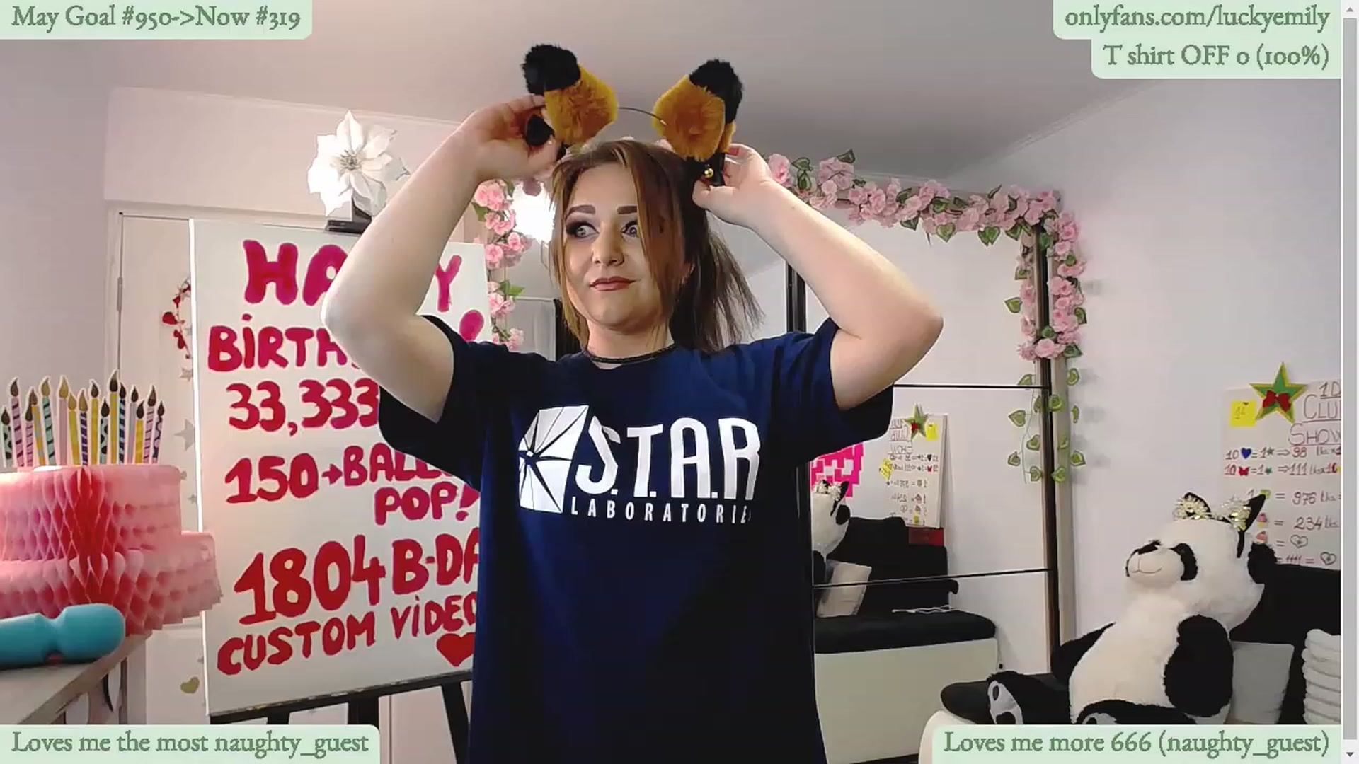 Gallery image thumbnail from Lucky_Emily's myfreecams stream on, 05/03/2023, 10:13 image 15 of 20