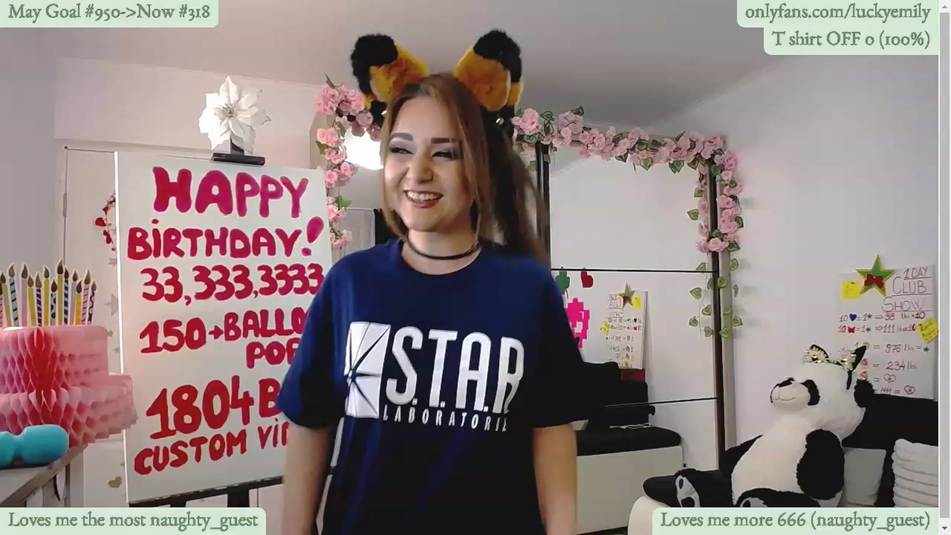 Gallery image thumbnail from Lucky_Emily's myfreecams stream on, 05/03/2023, 10:13 image 19 of 20