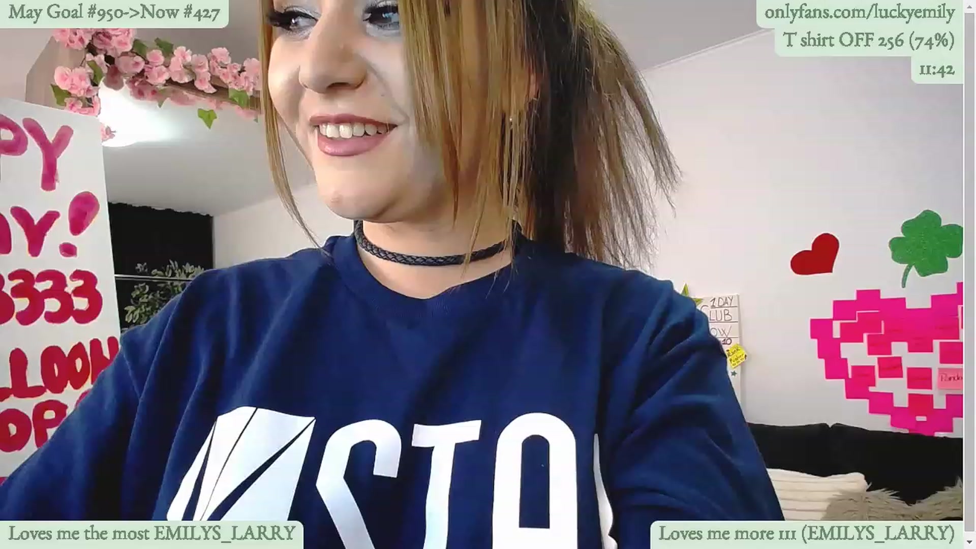 Gallery image thumbnail from Lucky_Emily's myfreecams stream on, 05/03/2023, 10:13 image 1 of 20